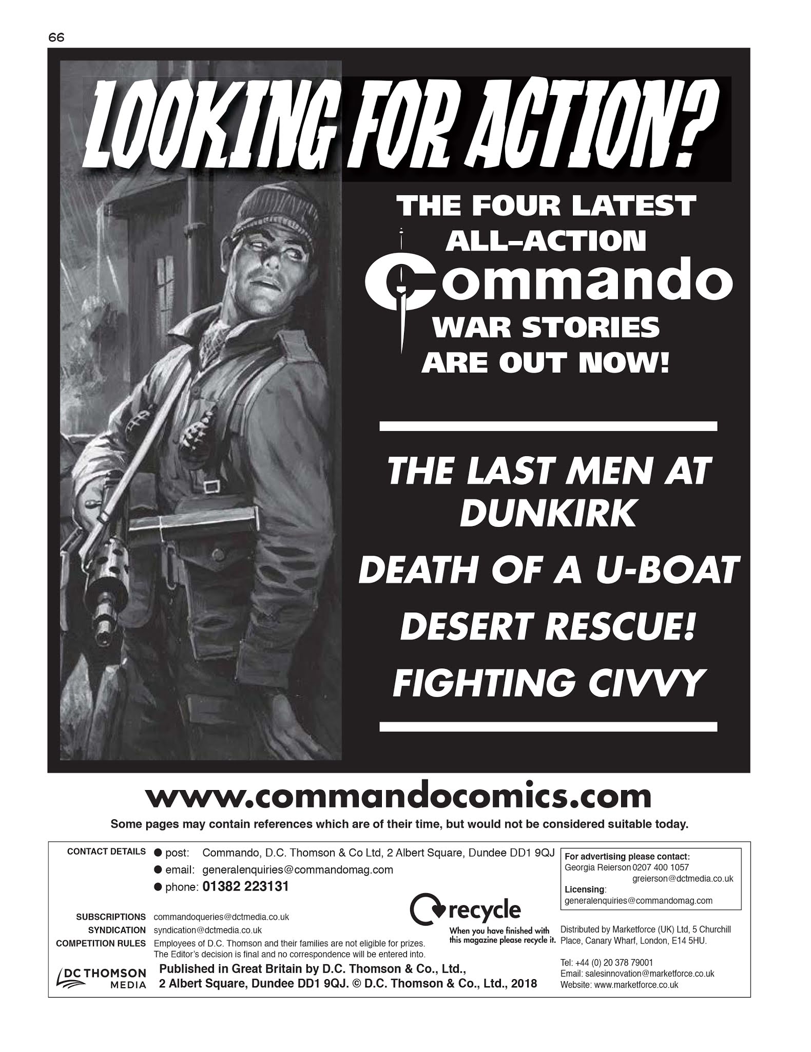 Read online Commando: For Action and Adventure comic -  Issue #5163 - 65