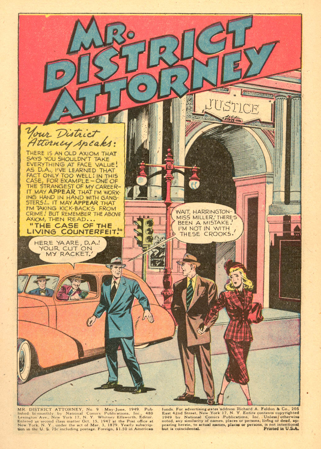 Read online Mr. District Attorney comic -  Issue #9 - 3