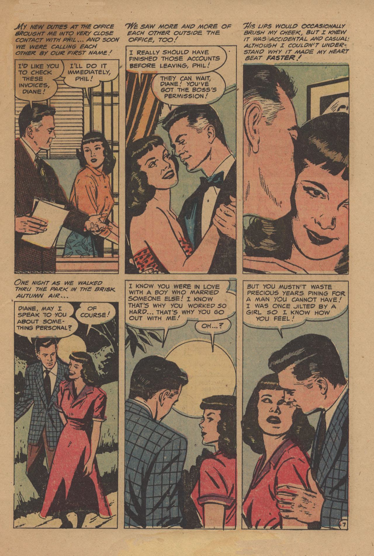 Read online Love Romances comic -  Issue #28 - 9