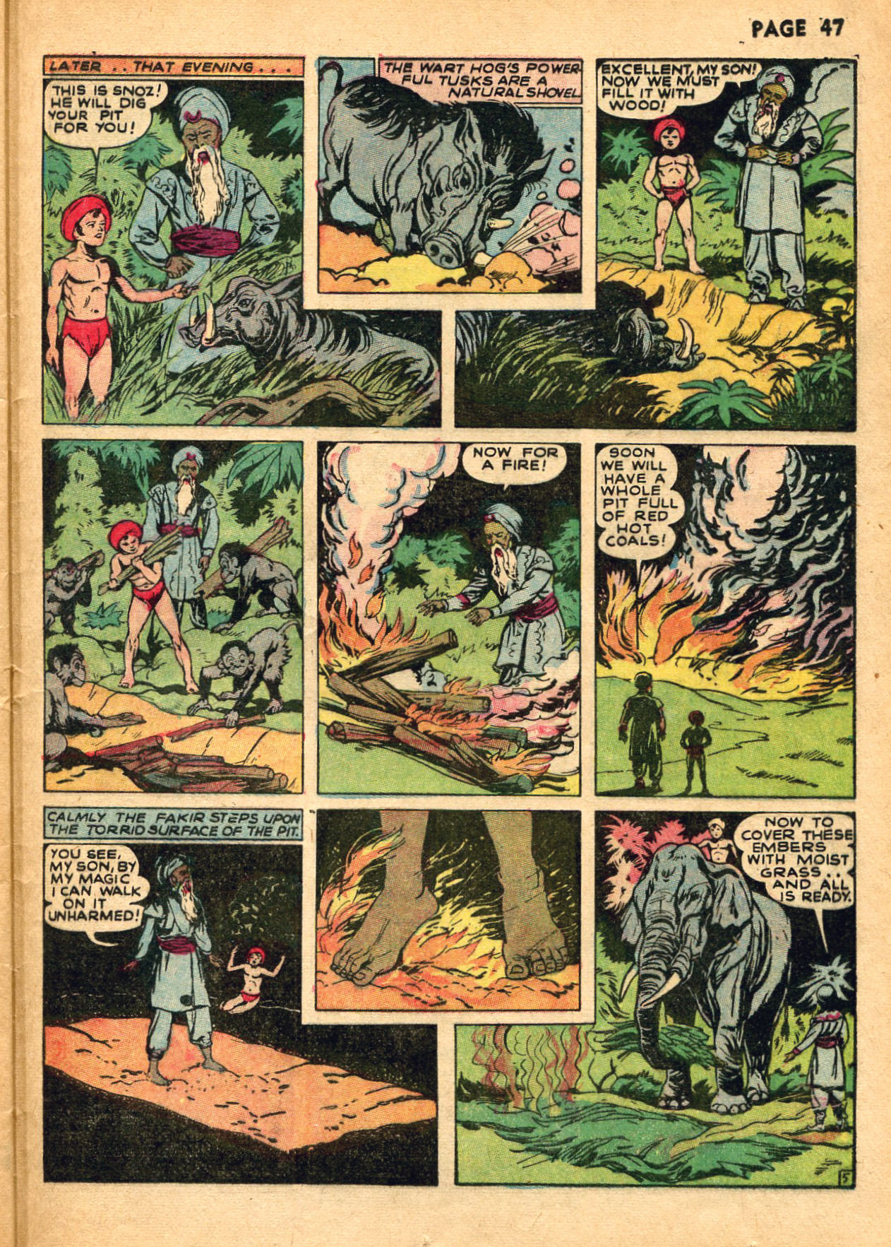 Read online Wambi Jungle Boy comic -  Issue #1 - 50