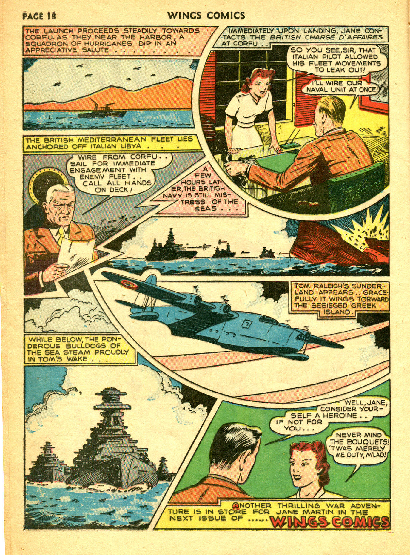 Read online Wings Comics comic -  Issue #7 - 20