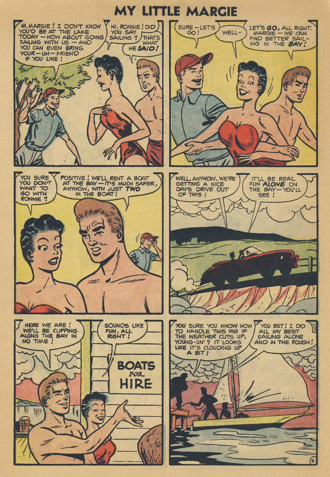 Read online My Little Margie (1954) comic -  Issue #4 - 32