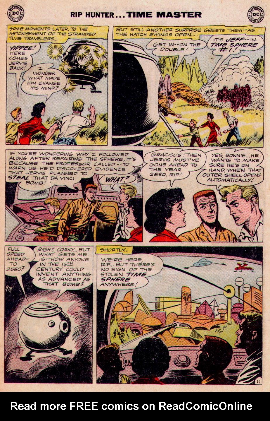 Read online Rip Hunter...Time Master comic -  Issue #14 - 15