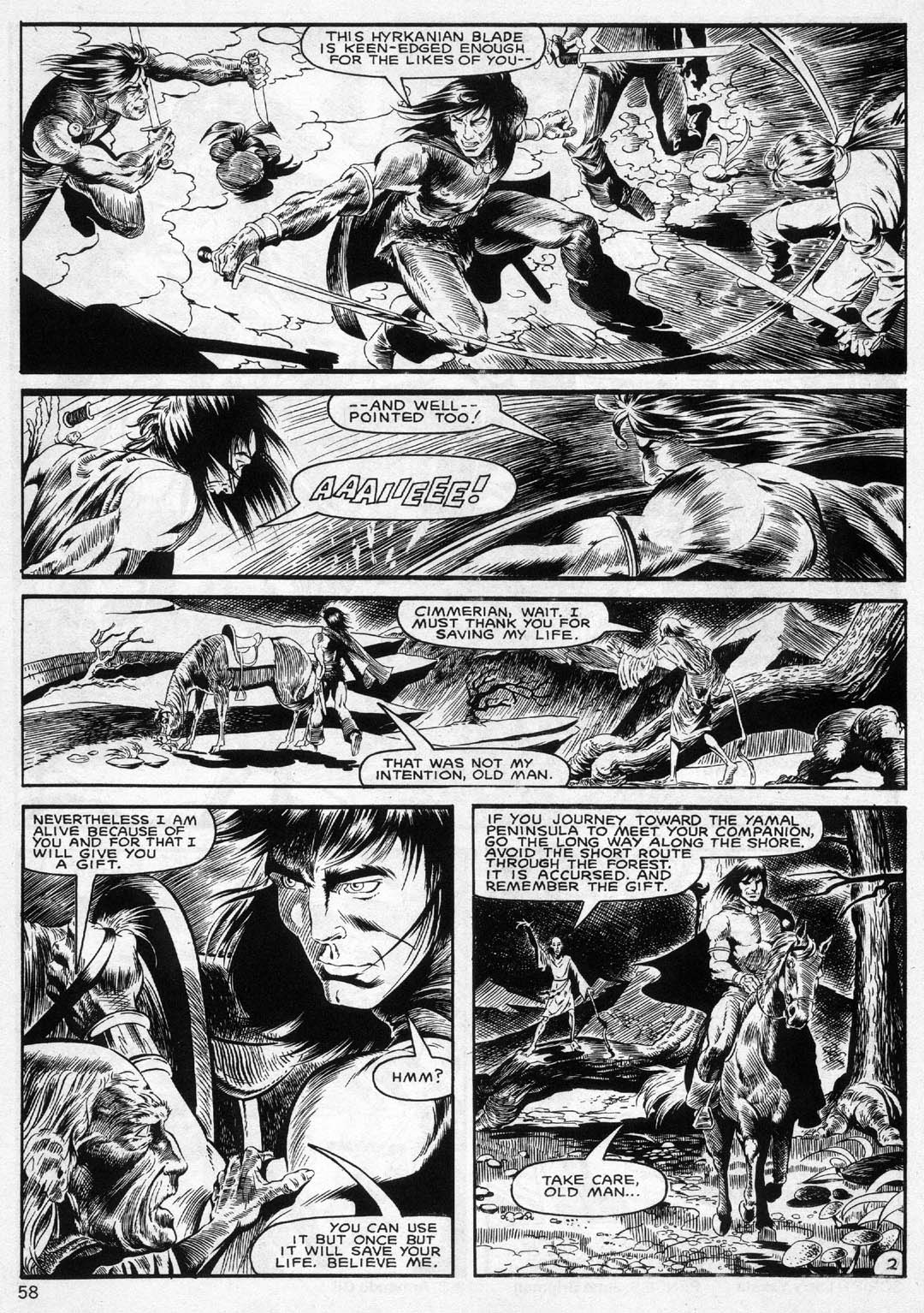 Read online The Savage Sword Of Conan comic -  Issue #100 - 53