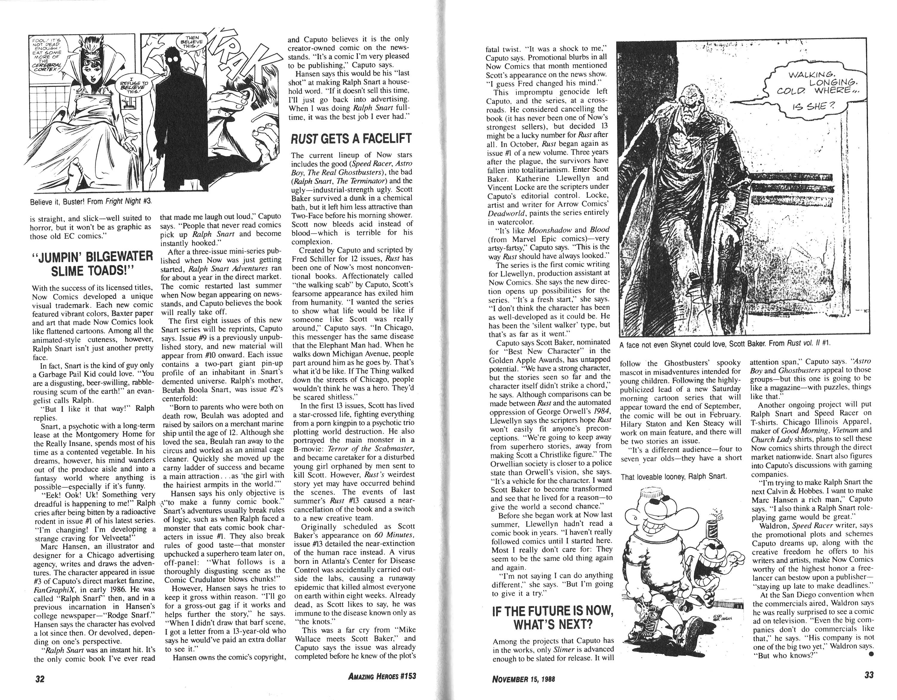 Read online Amazing Heroes comic -  Issue #153 - 17