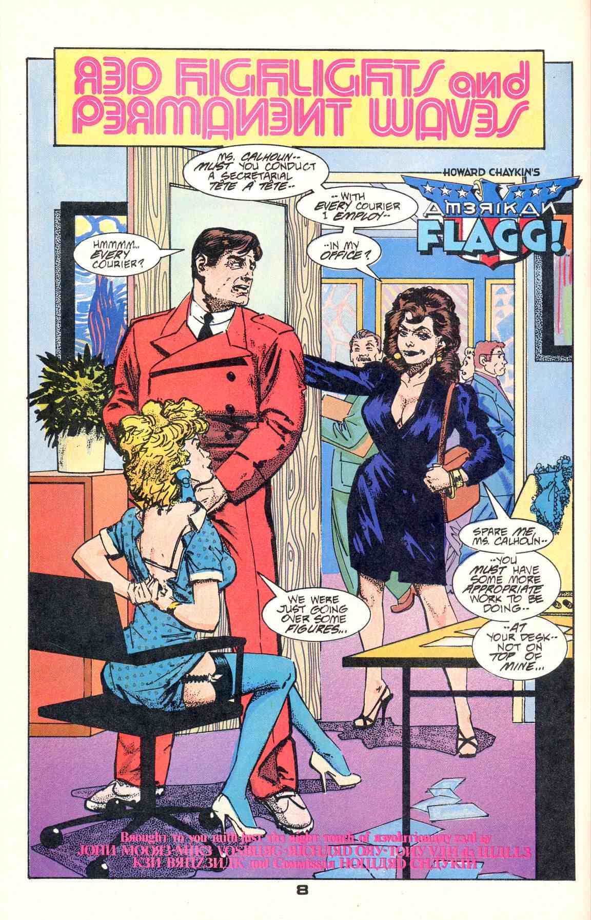 Read online Howard Chaykin's American Flagg comic -  Issue #5 - 9
