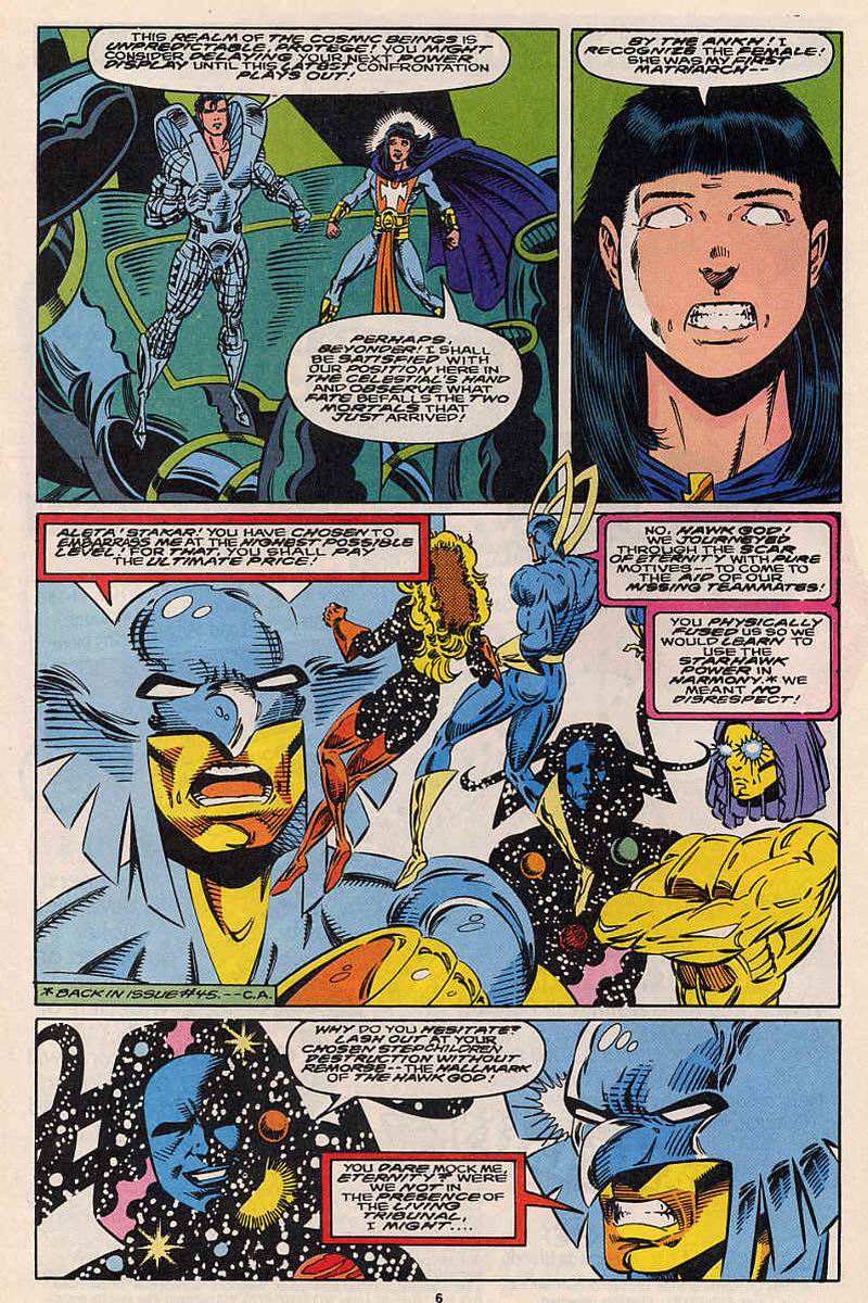 Read online Guardians of the Galaxy (1990) comic -  Issue #49 - 6