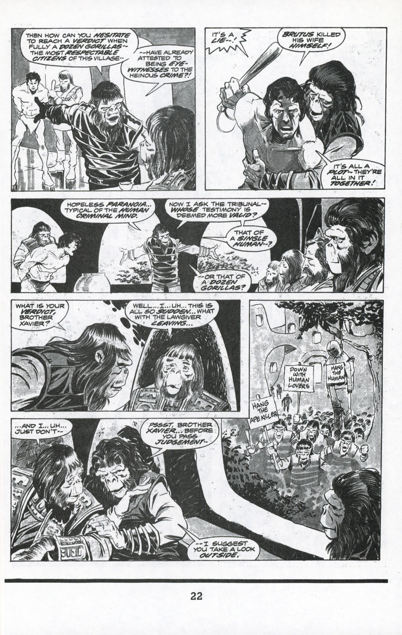 Read online Terror on the Planet of the Apes comic -  Issue #1 - 27