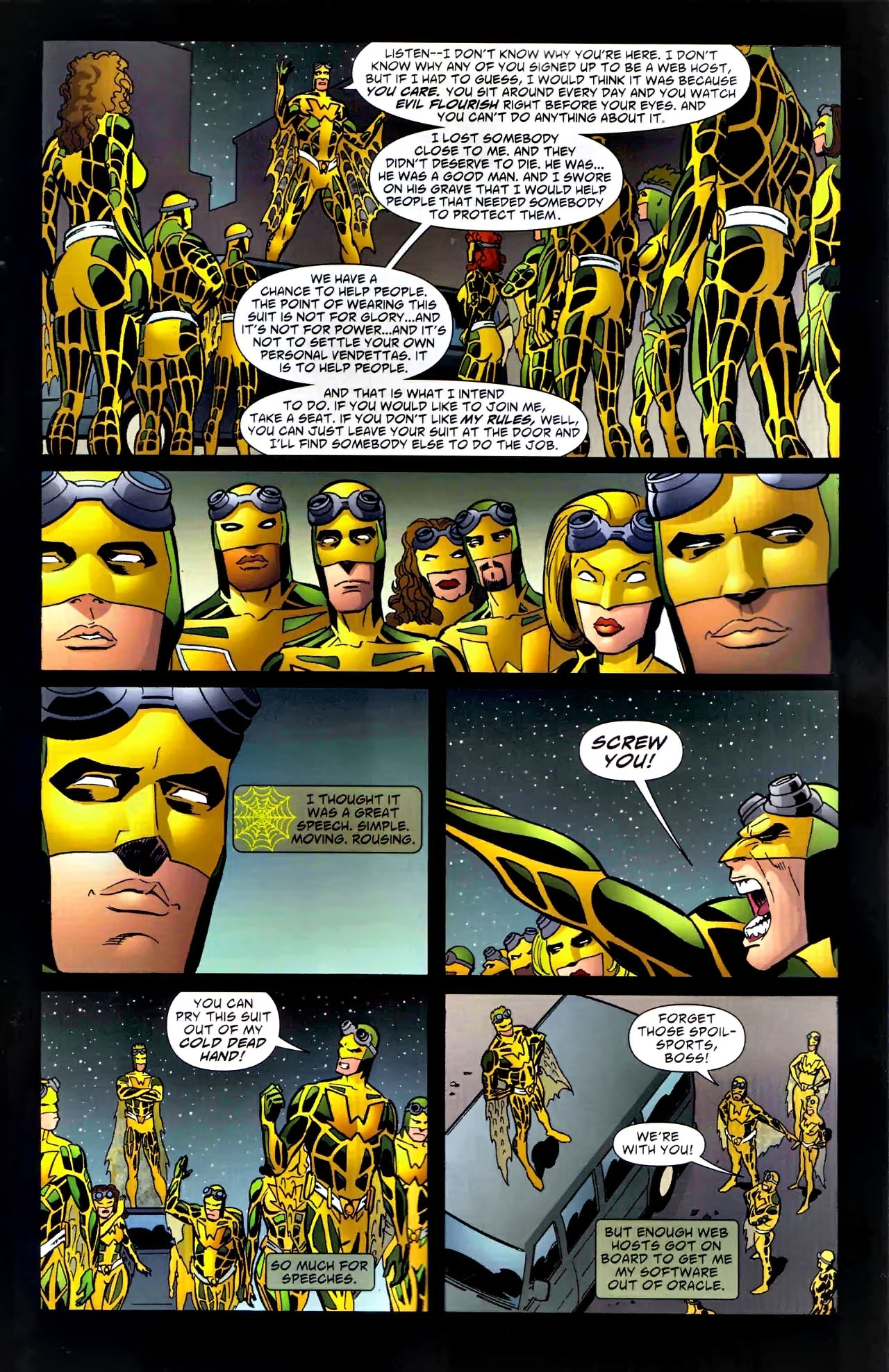 Read online The Web comic -  Issue #3 - 12