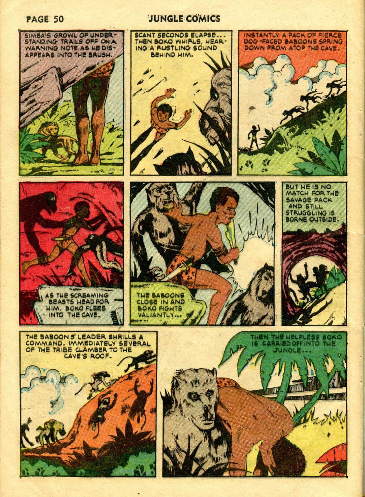 Read online Jungle Comics comic -  Issue #28 - 53