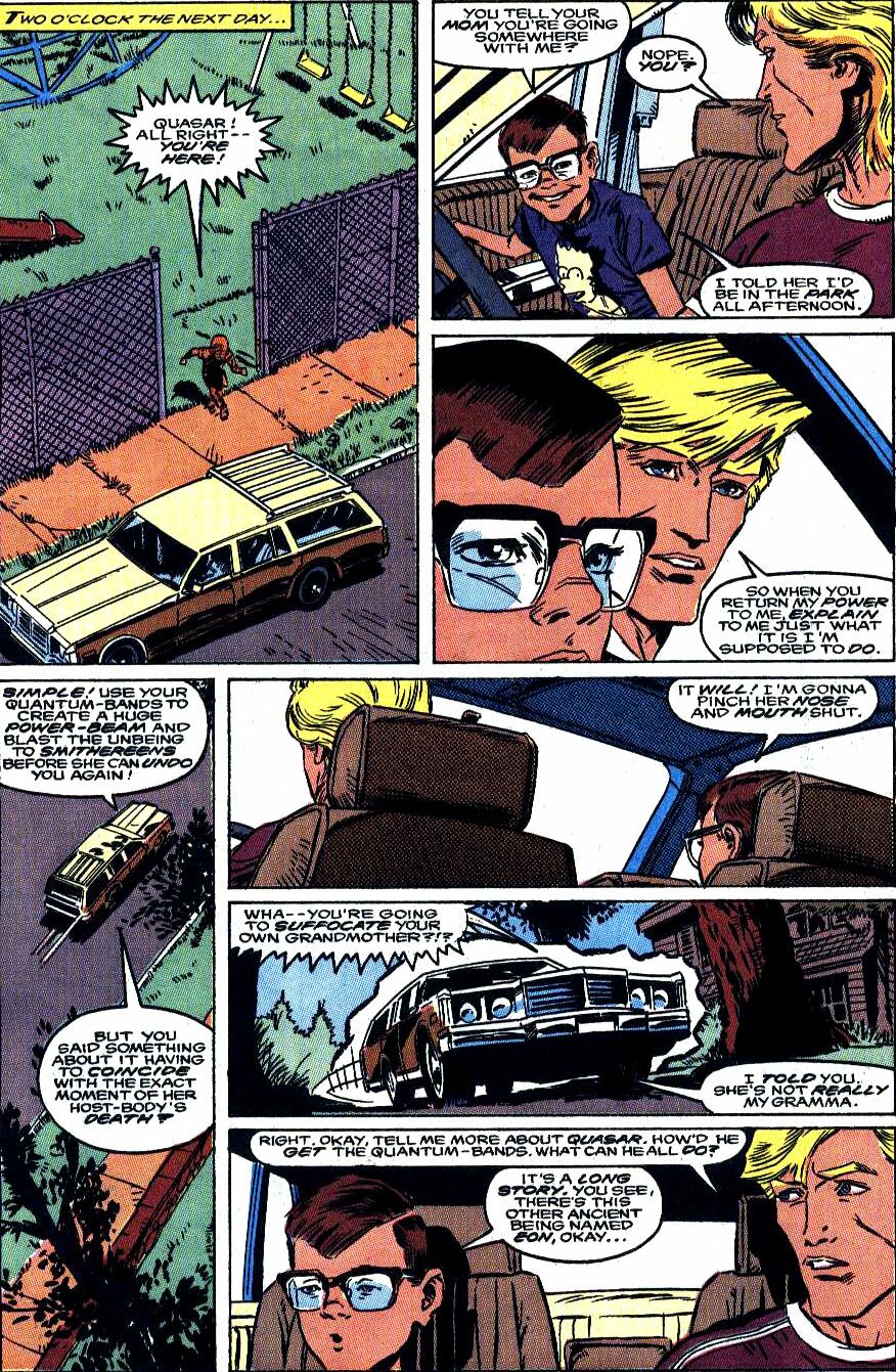 Read online Quasar comic -  Issue #18 - 18