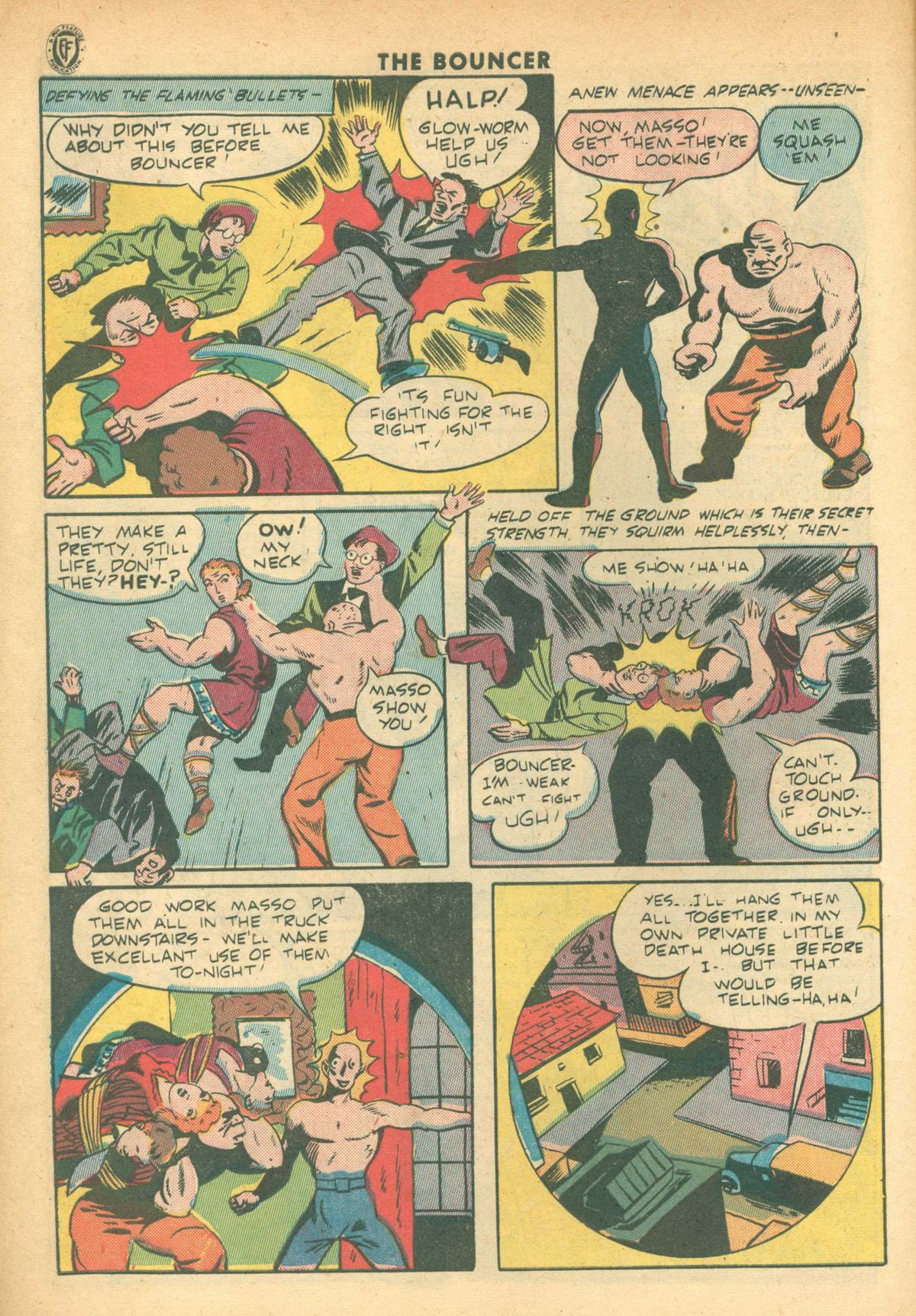 Read online The Bouncer (1944) comic -  Issue #11 - 10