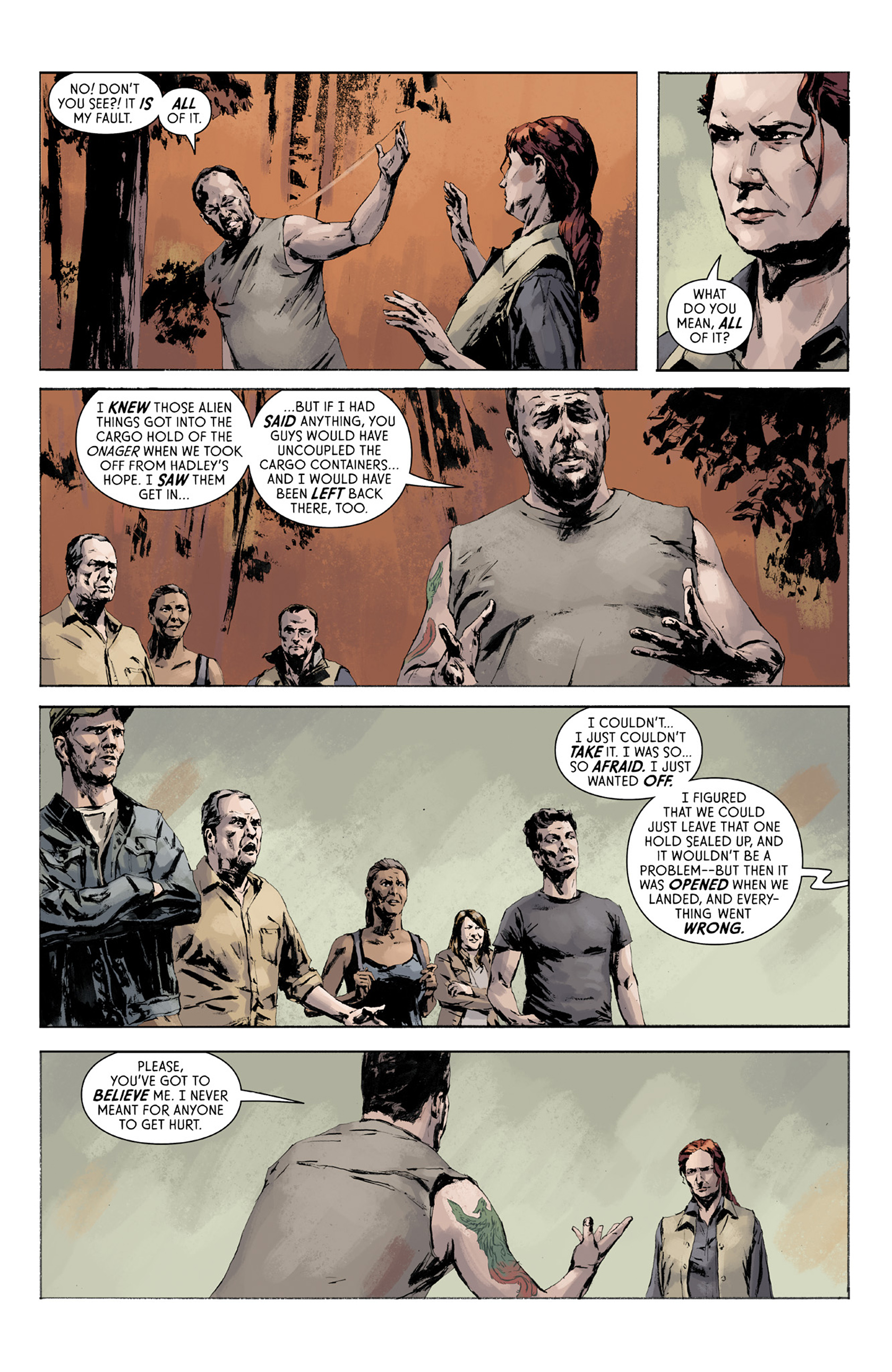 Read online Aliens: Fire and Stone comic -  Issue #3 - 8