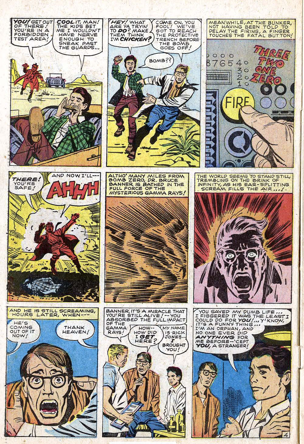 Read online The Incredible Hulk (1962) comic -  Issue #1 - 6