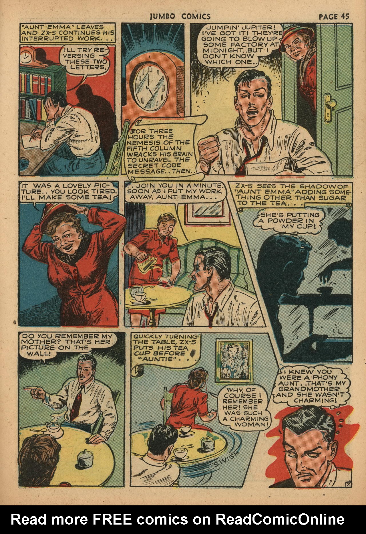 Read online Jumbo Comics comic -  Issue #37 - 47