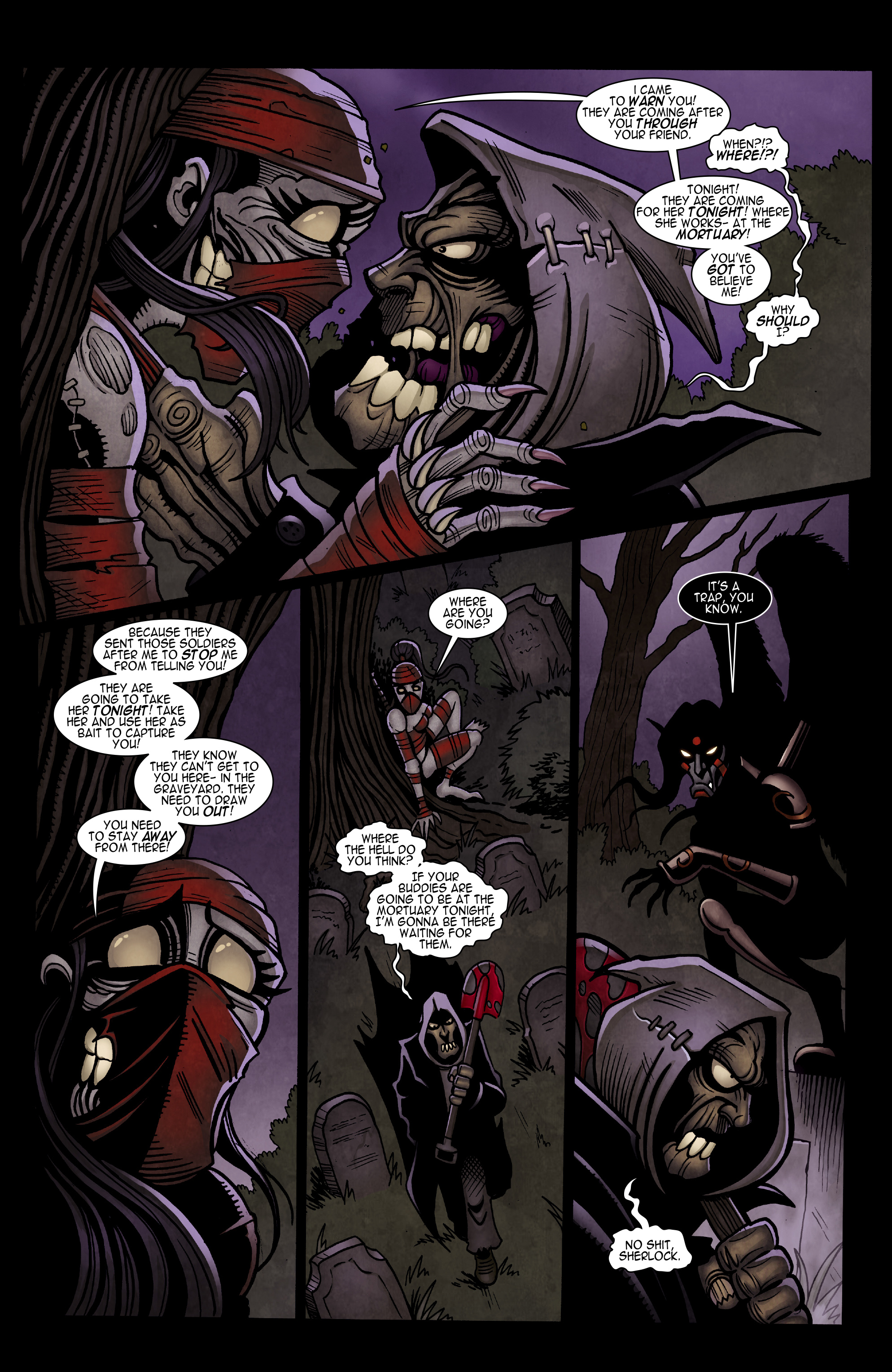 Read online The Living Corpse: Exhumed comic -  Issue #4 - 12
