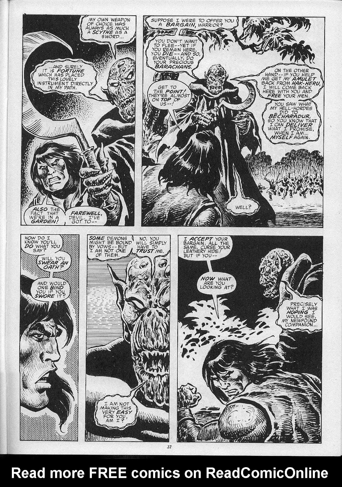 The Savage Sword Of Conan issue 202 - Page 39
