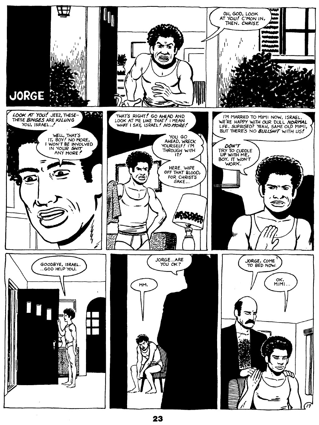 Read online Love and Rockets (1982) comic -  Issue #19 - 25