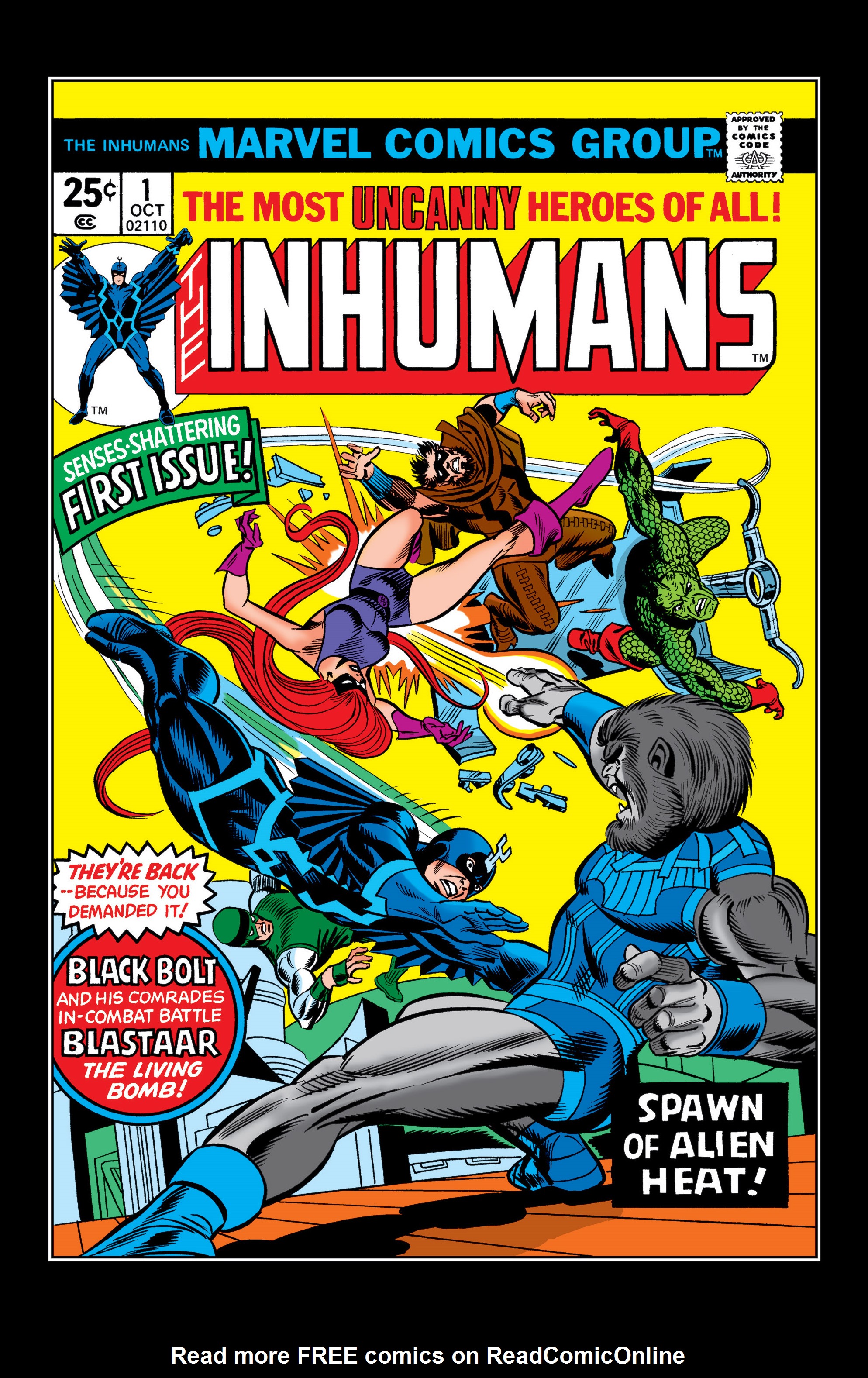 Read online Marvel Masterworks: The Inhumans comic -  Issue # TPB 2 (Part 1) - 6