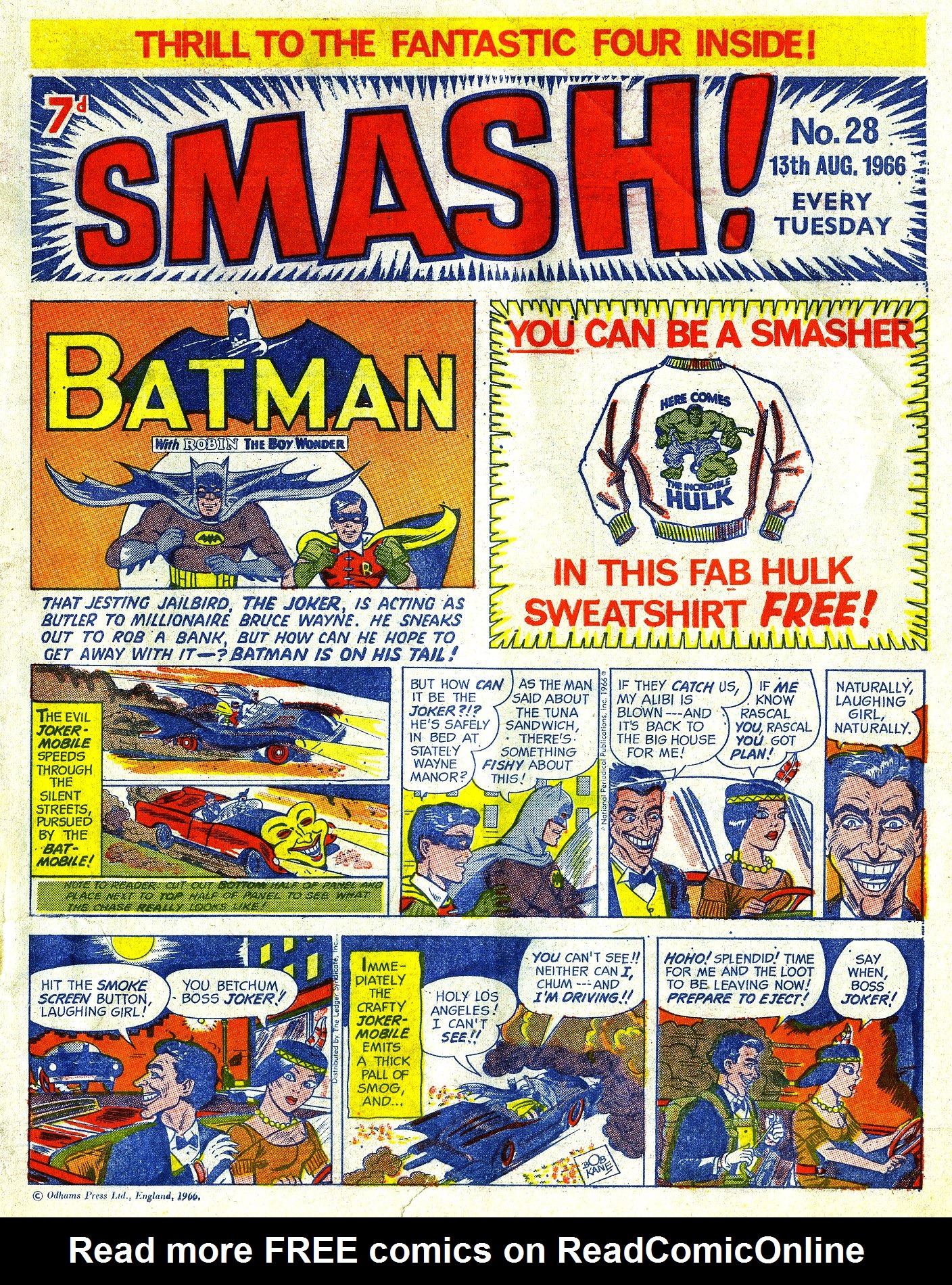 Read online Smash! (1966) comic -  Issue #28 - 1