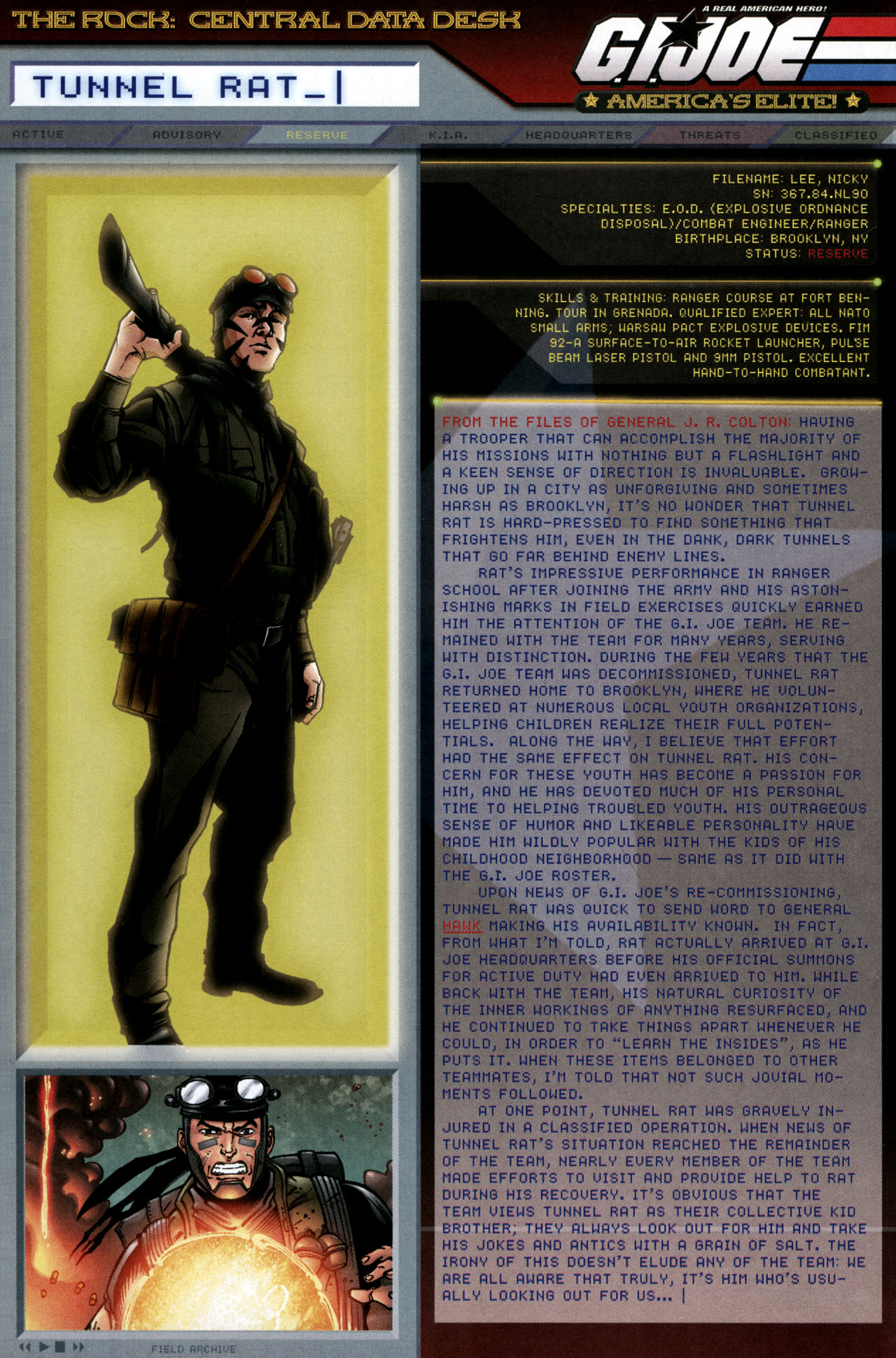 Read online G.I. Joe: Data Desk Handbook comic -  Issue #3 - 24