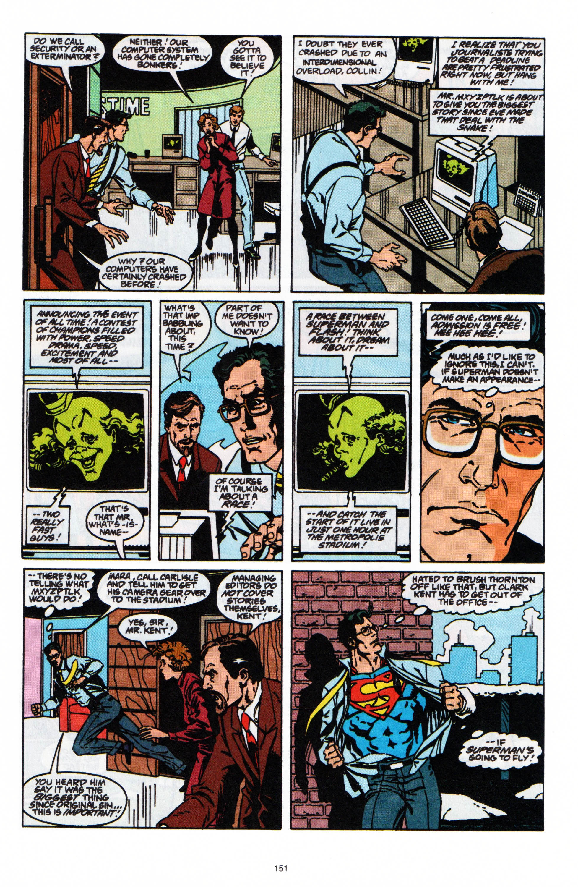Read online Superman vs. Flash comic -  Issue # TPB - 152