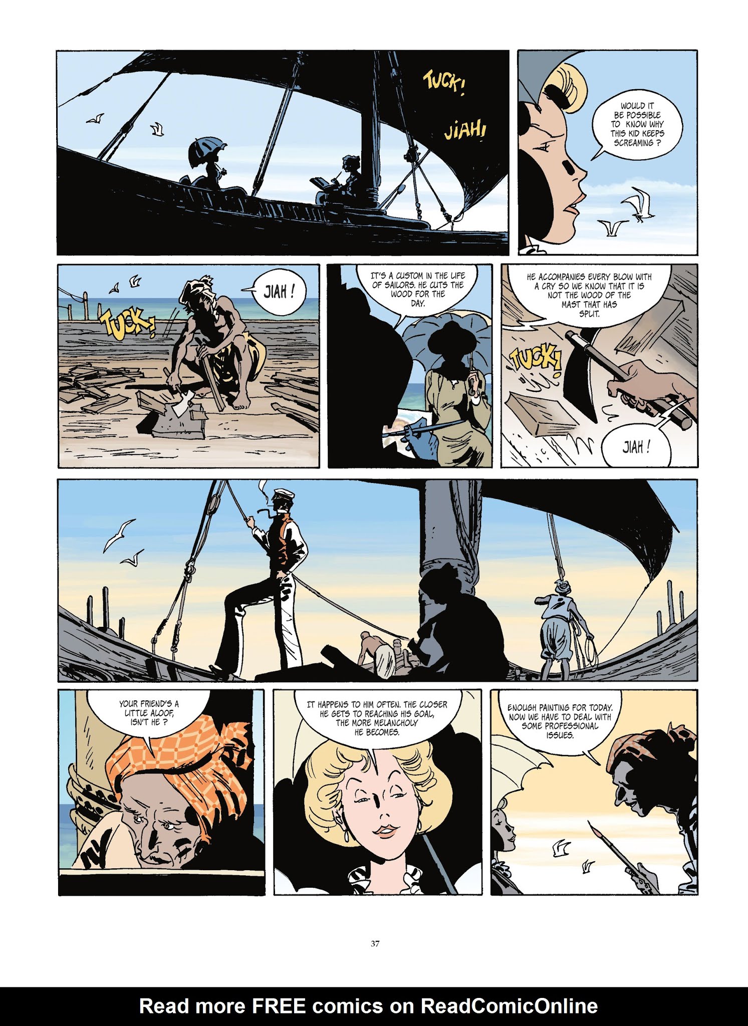 Read online Corto Maltese [GER] comic -  Issue #16 - 37