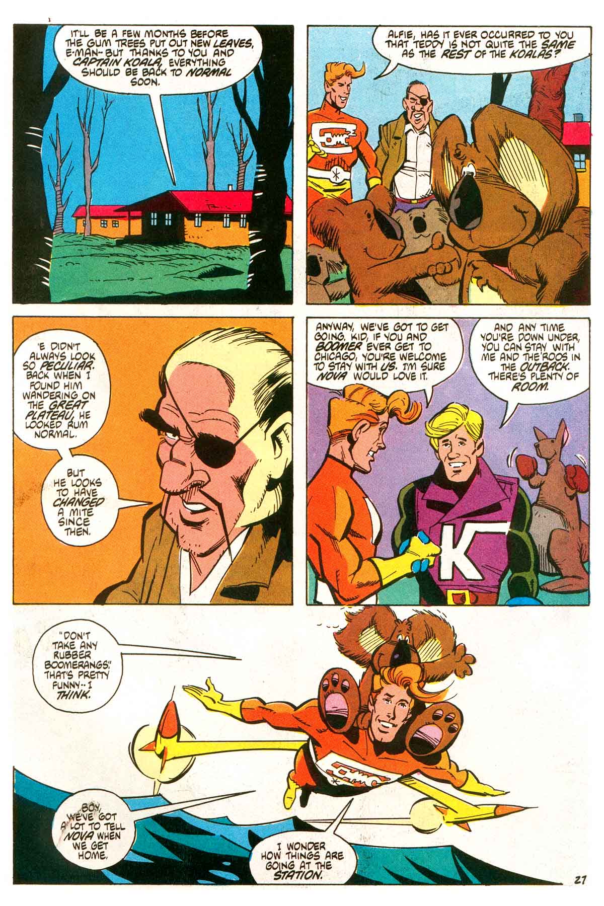 Read online E-Man (1983) comic -  Issue #22 - 30