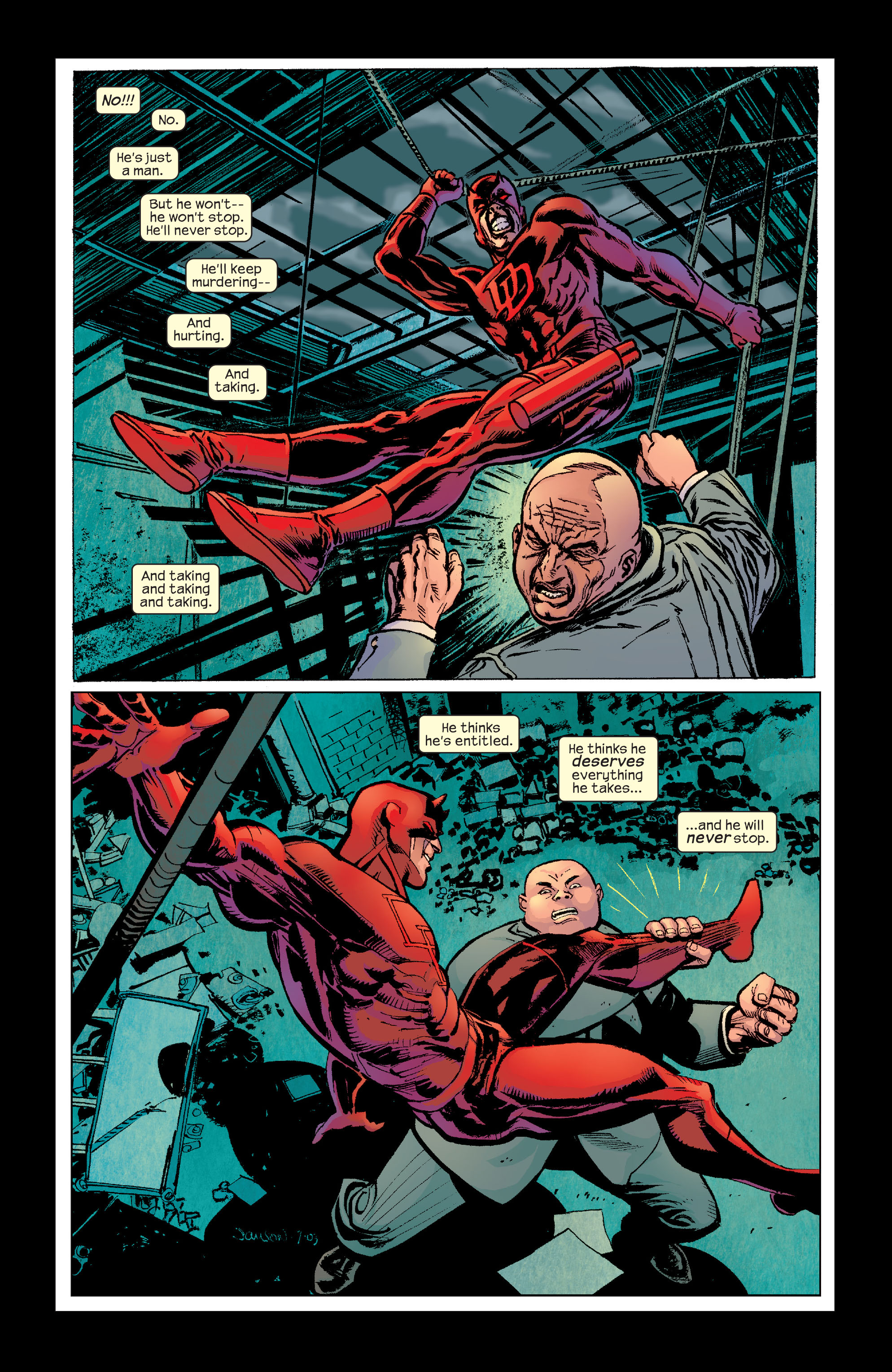 Read online Daredevil (1998) comic -  Issue # _Ultimate_Collection TPB 2 (Part 3) - 20