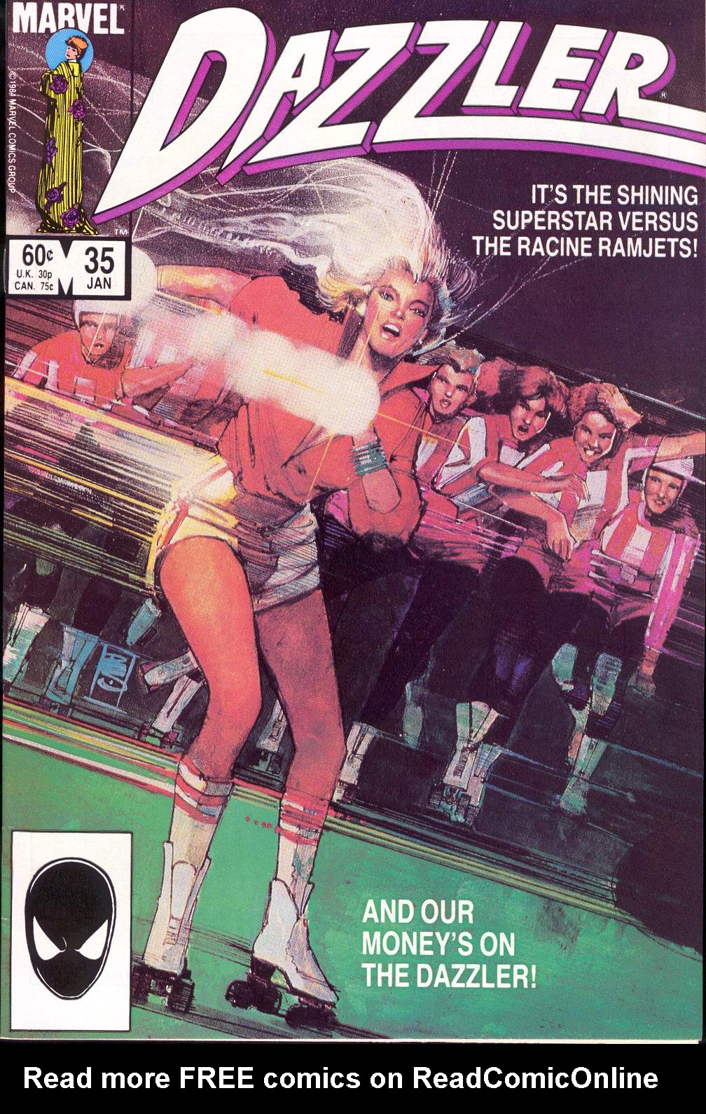 Read online Dazzler (1981) comic -  Issue #35 - 1