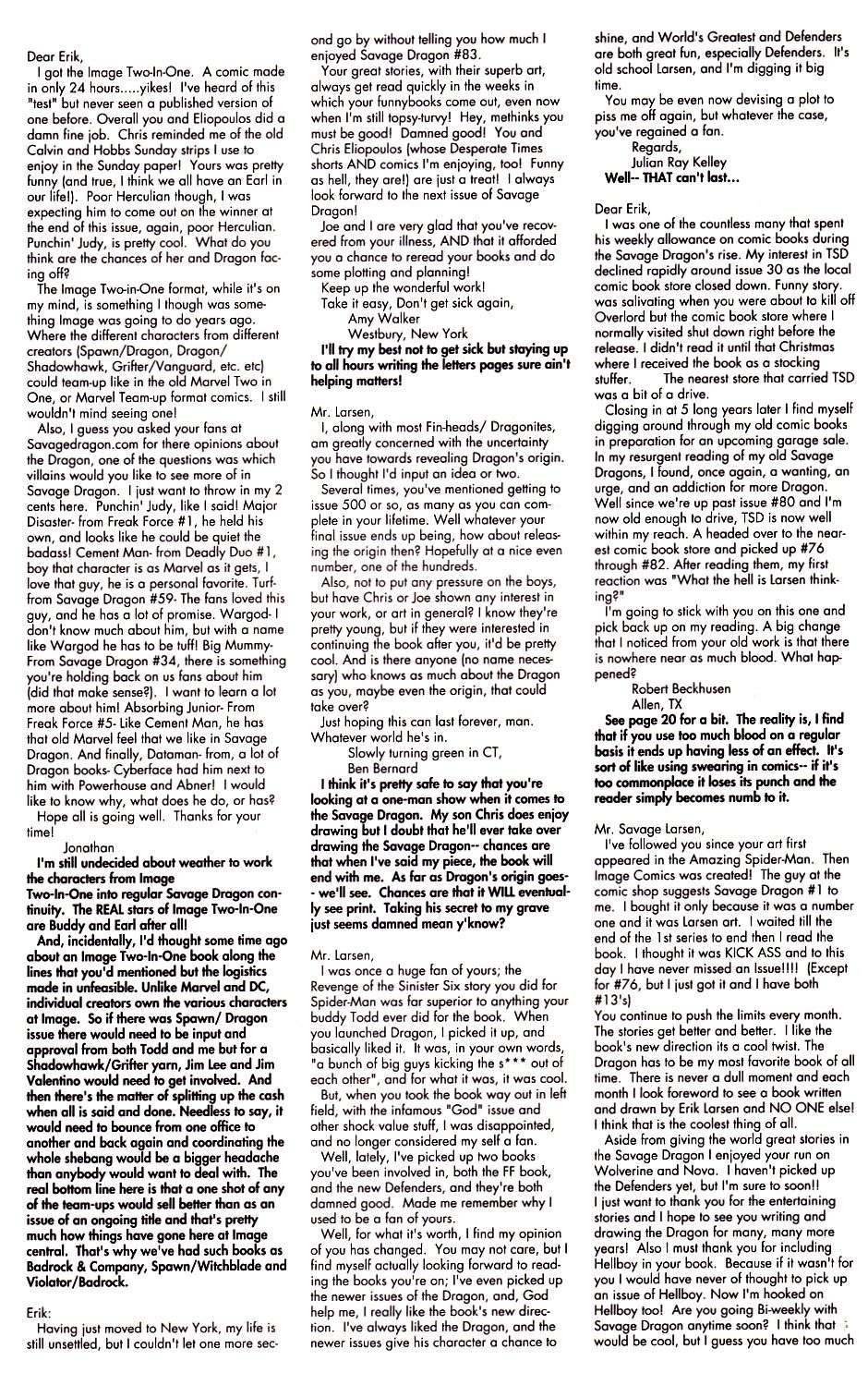 The Savage Dragon (1993) Issue #85 #88 - English 27