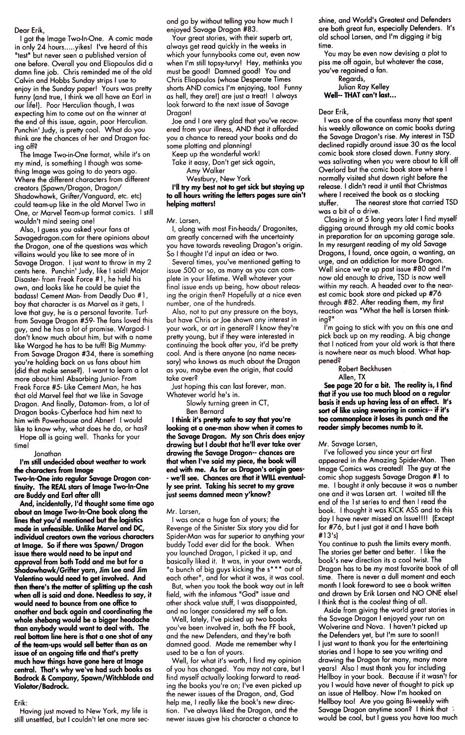 Read online The Savage Dragon (1993) comic -  Issue #85 - 27
