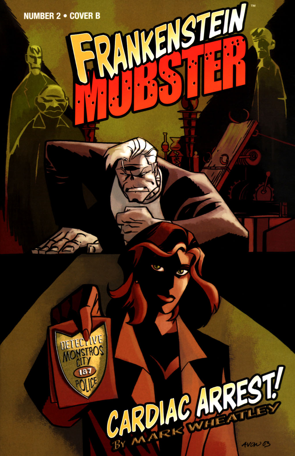 Read online Frankenstein Mobster comic -  Issue #2 - 1