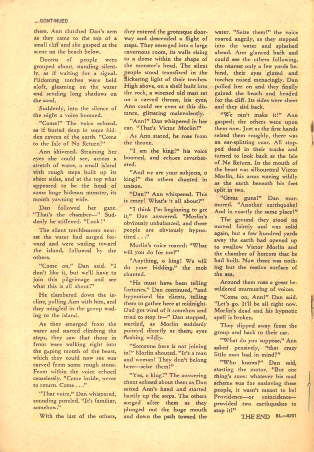 Read online Adventures into Terror comic -  Issue #3 - 18