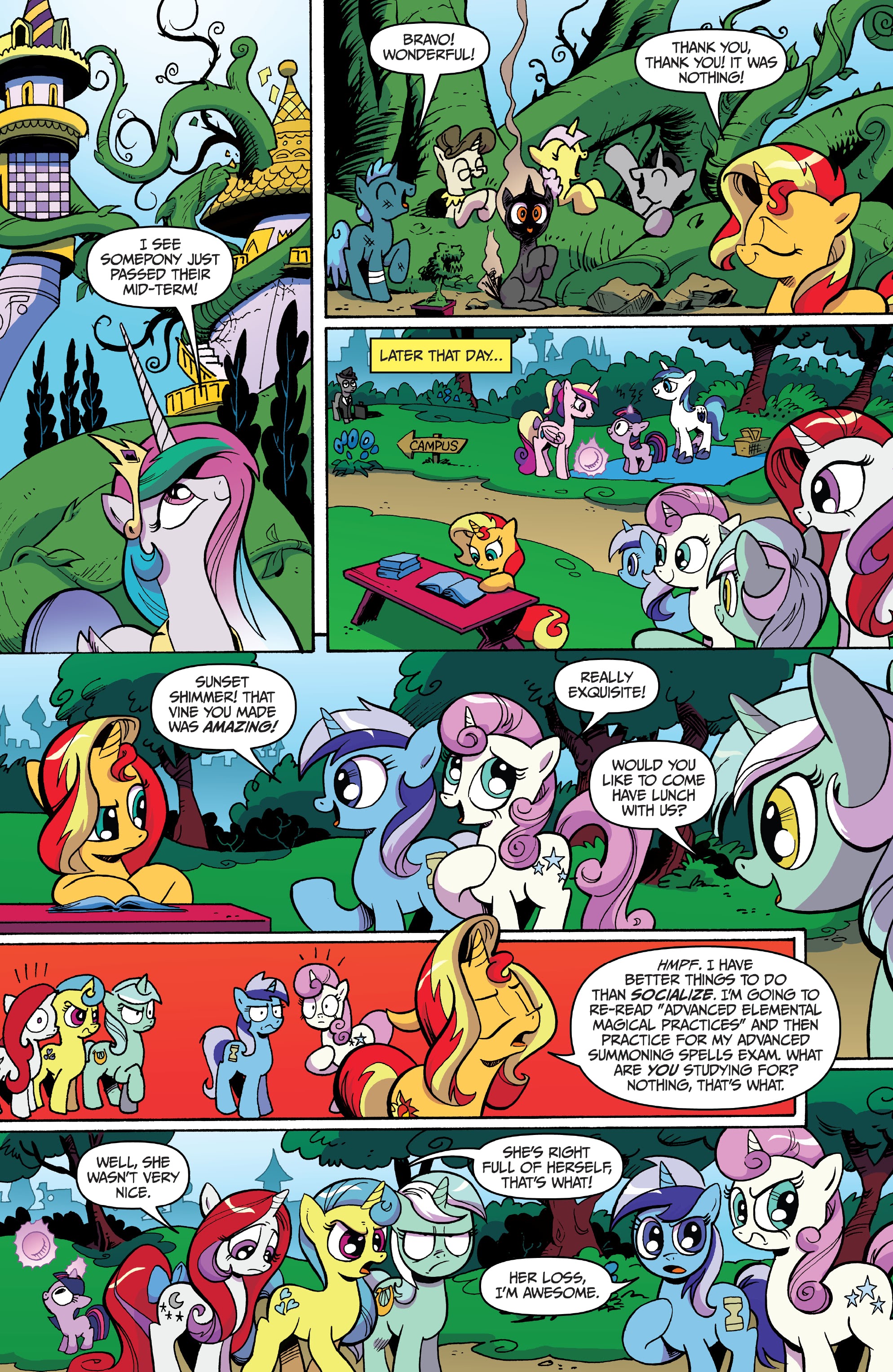 Read online My Little Pony Equestria Girls: Canterlot High: March Radness comic -  Issue # Full - 35