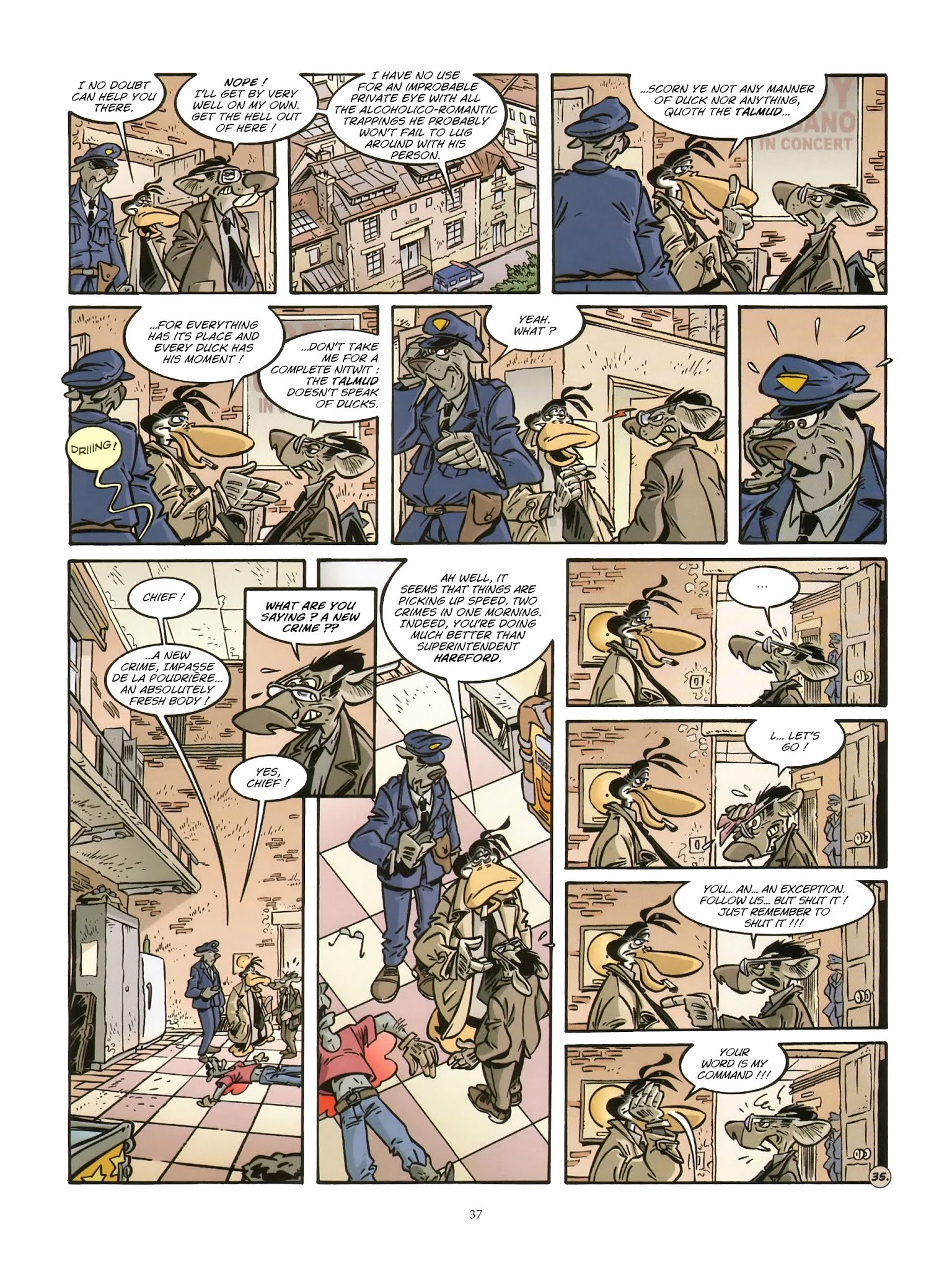 Read online Une enquête de l'inspecteur Canardo comic -  Issue #17 - 39