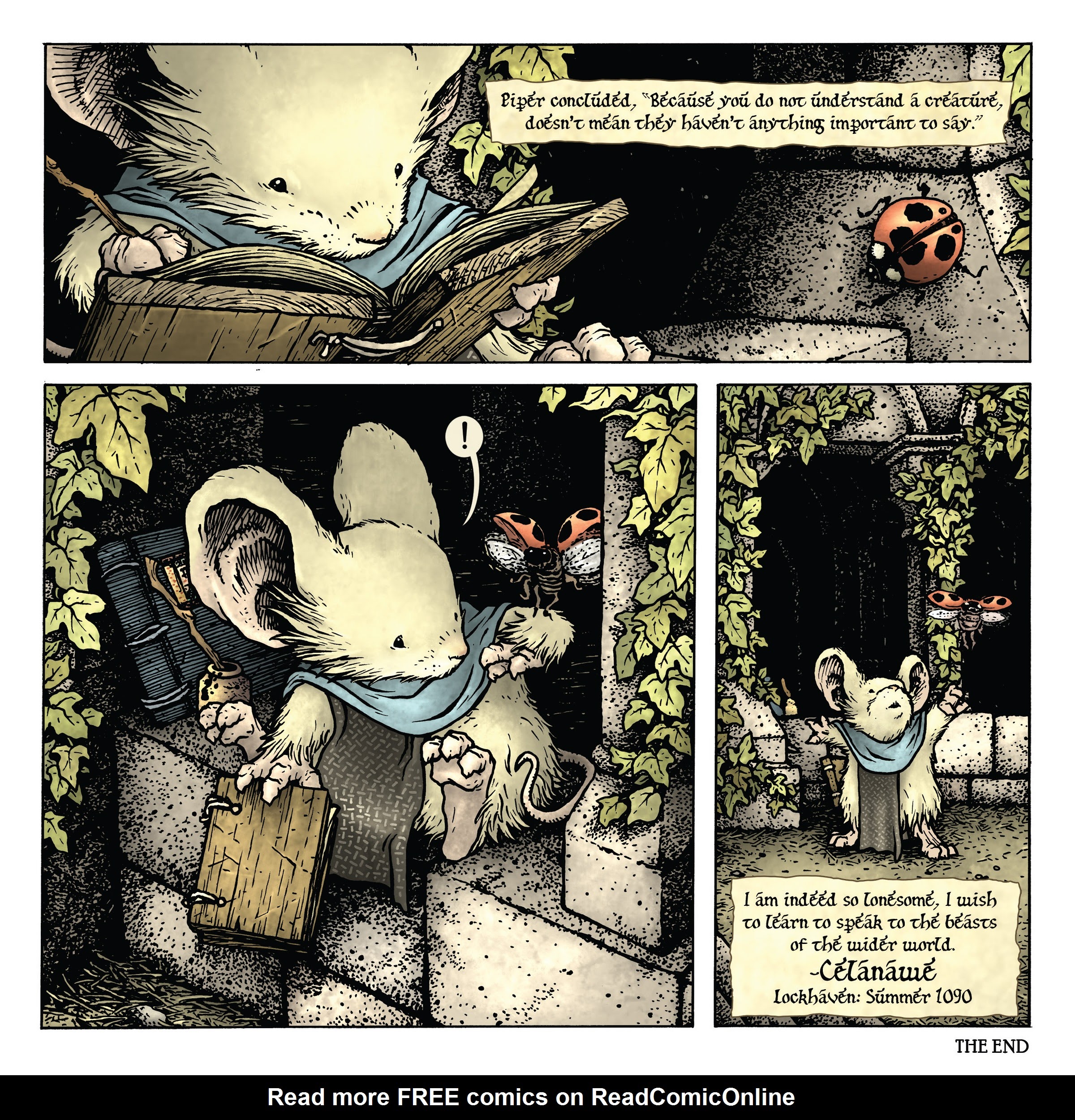 Read online Mouse Guard: The Owlhen Caregiver comic -  Issue #1 - 20