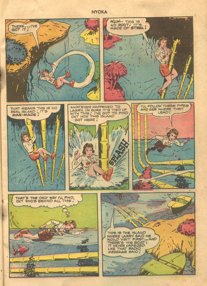 Read online Nyoka the Jungle Girl (1945) comic -  Issue #53 - 11