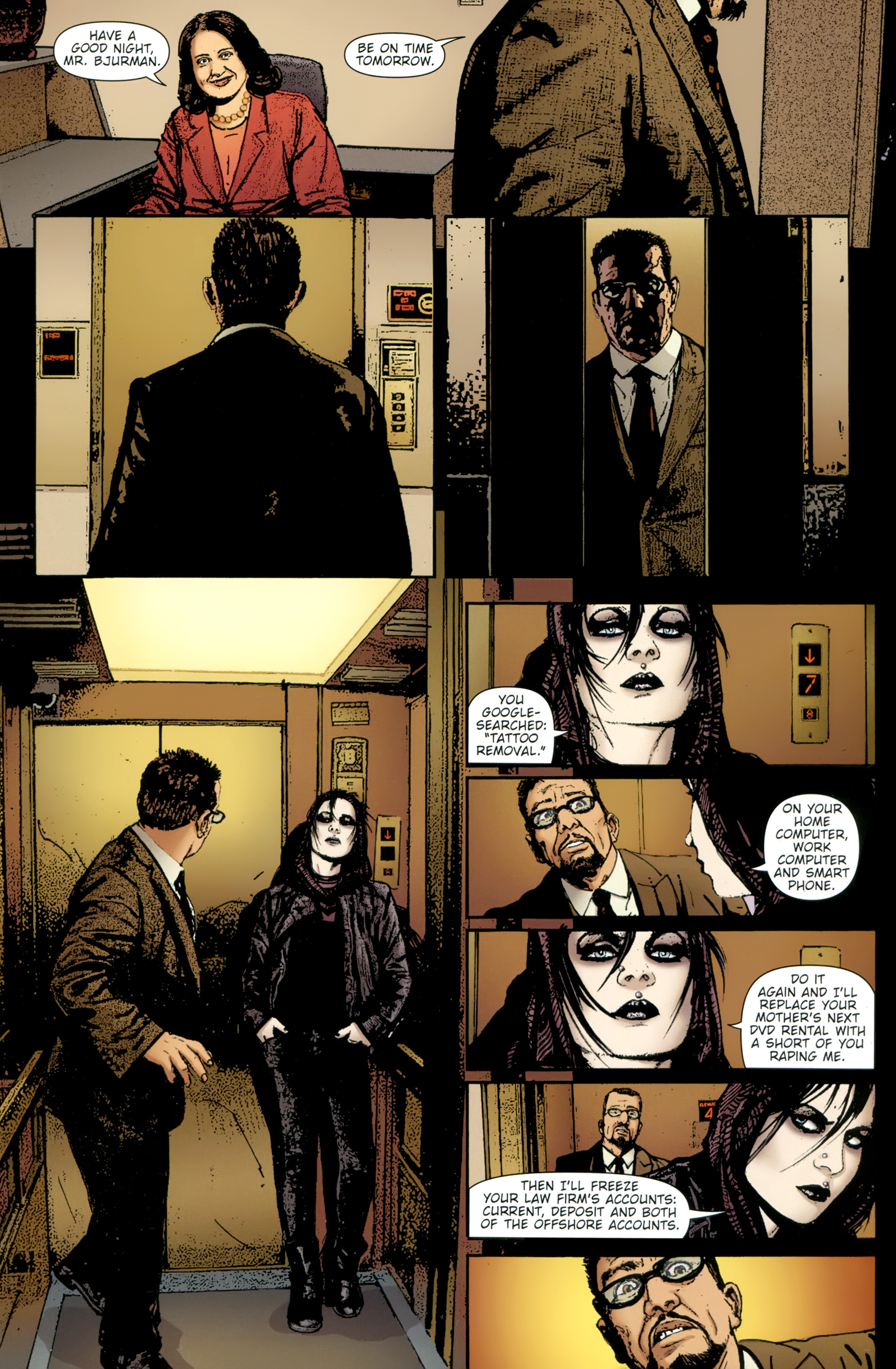 Read online The Girl With the Dragon Tattoo comic -  Issue # TPB 2 - 59
