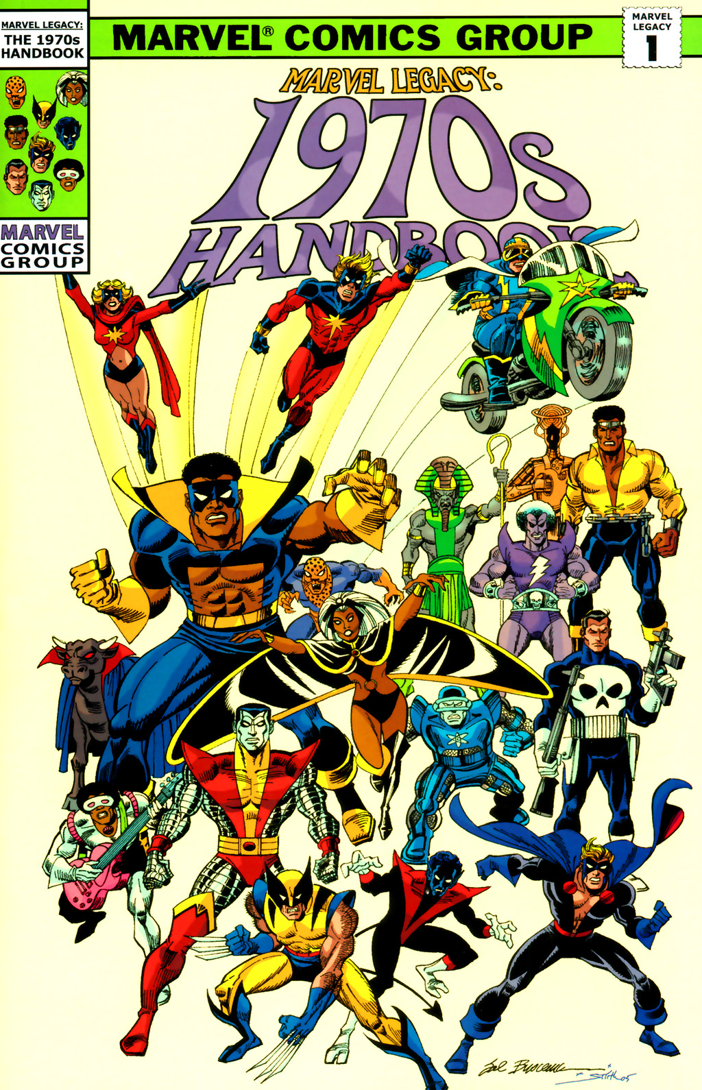 Read online Marvel Legacy: The 1970's Handbook comic -  Issue # Full - 1