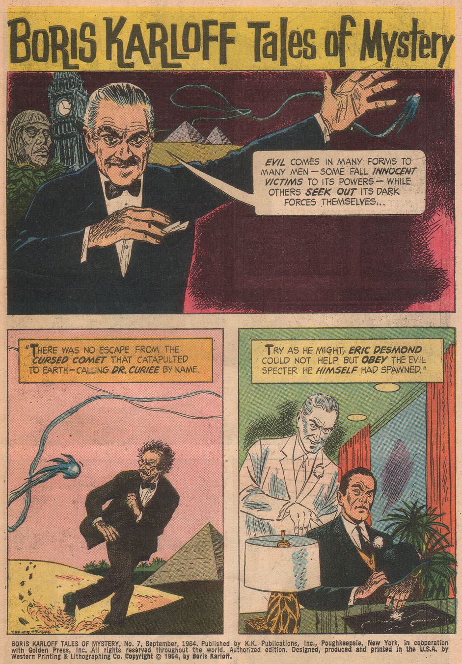 Read online Boris Karloff Tales of Mystery comic -  Issue #7 - 3
