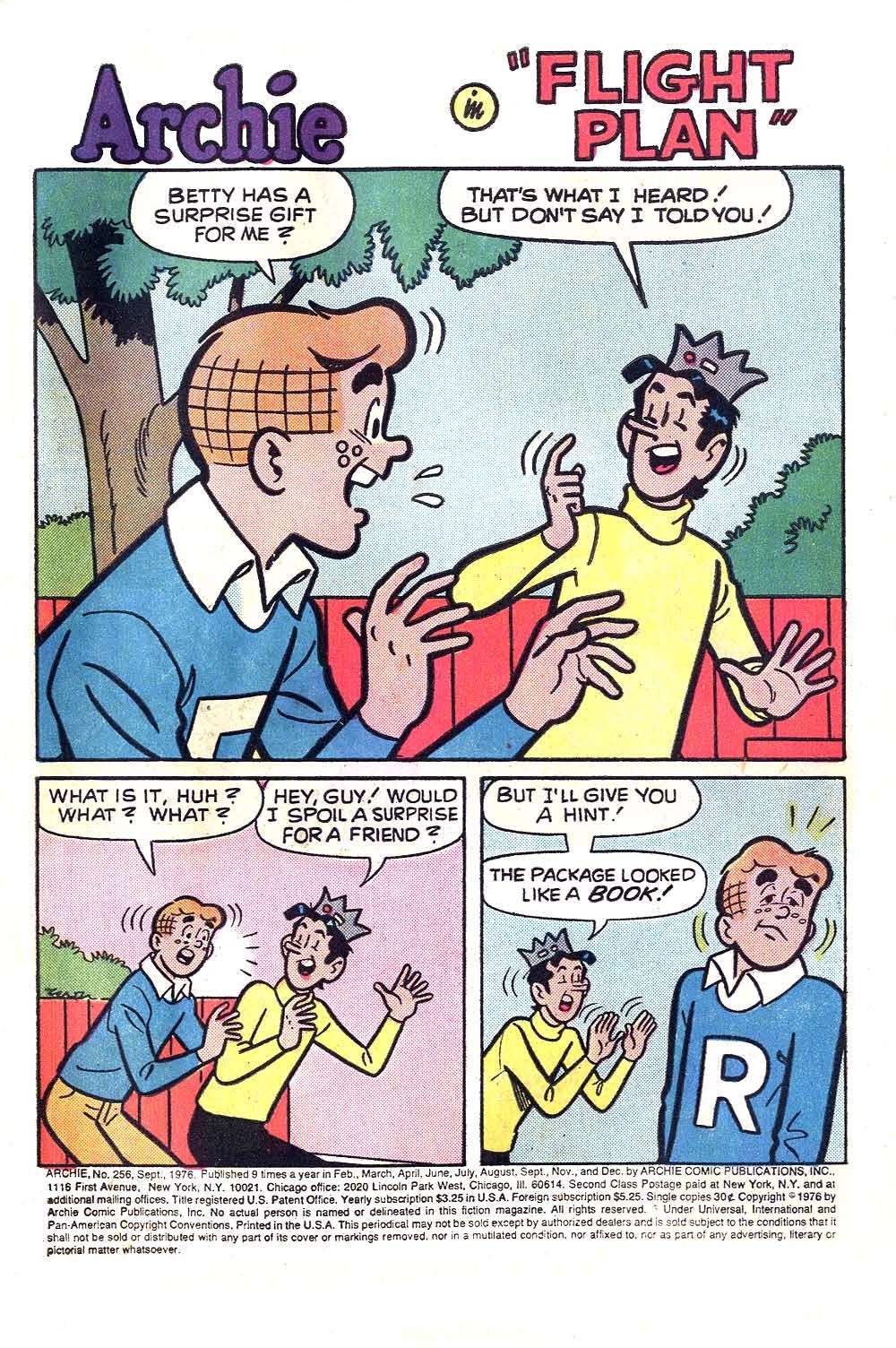 Read online Archie (1960) comic -  Issue #256 - 3