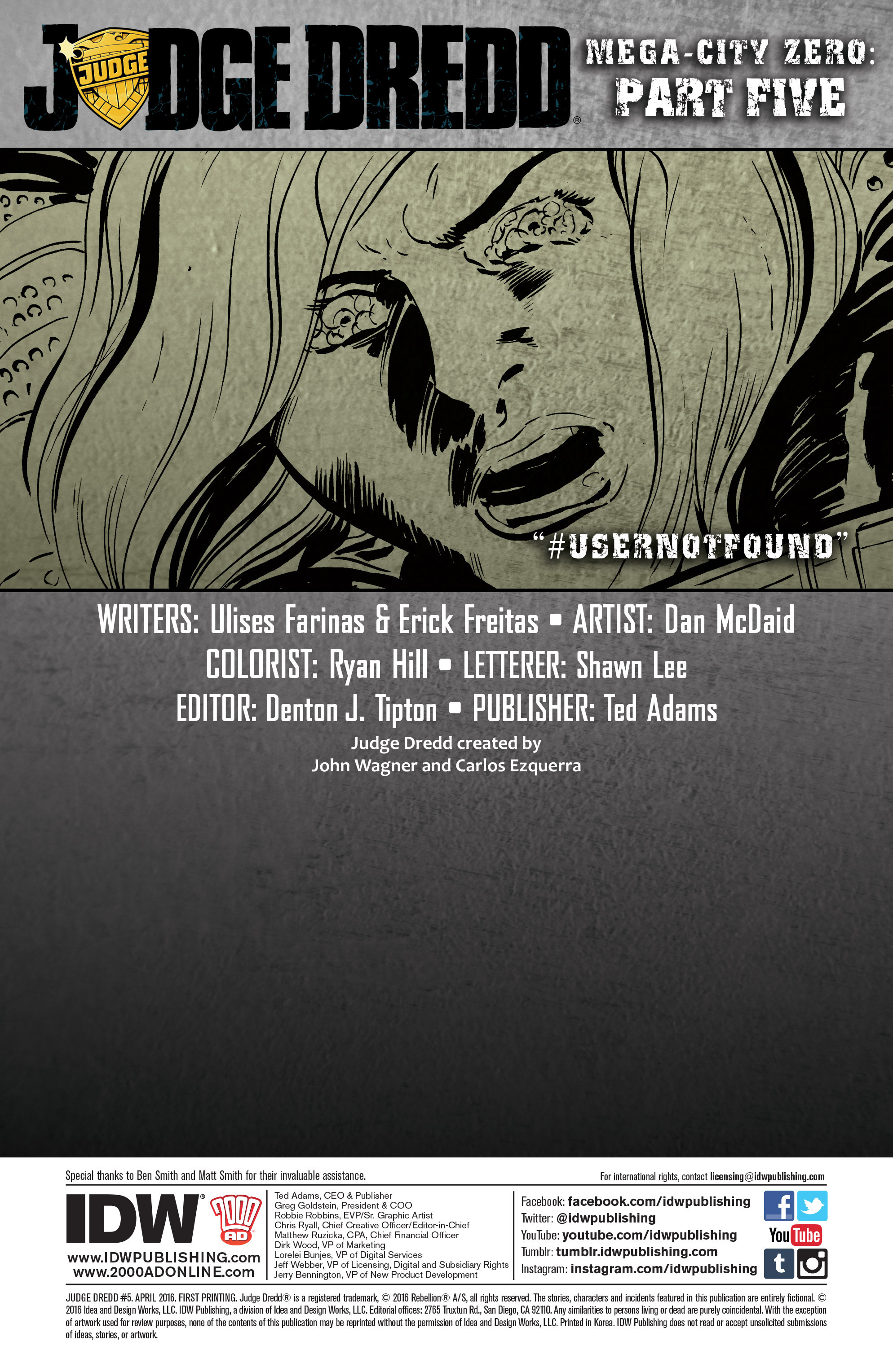 Read online Judge Dredd (2015) comic -  Issue #5 - 2