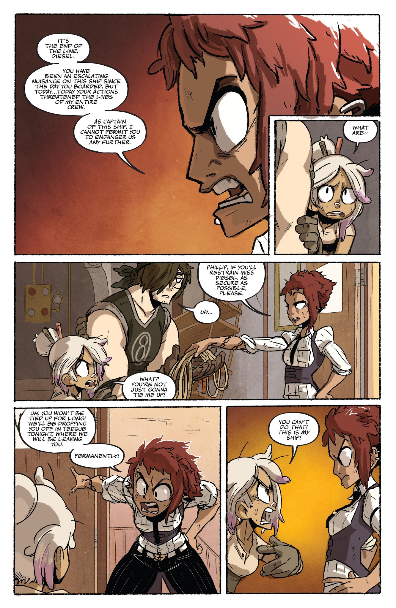 Read online Tyson Hesse's Diesel comic -  Issue #2 - 7