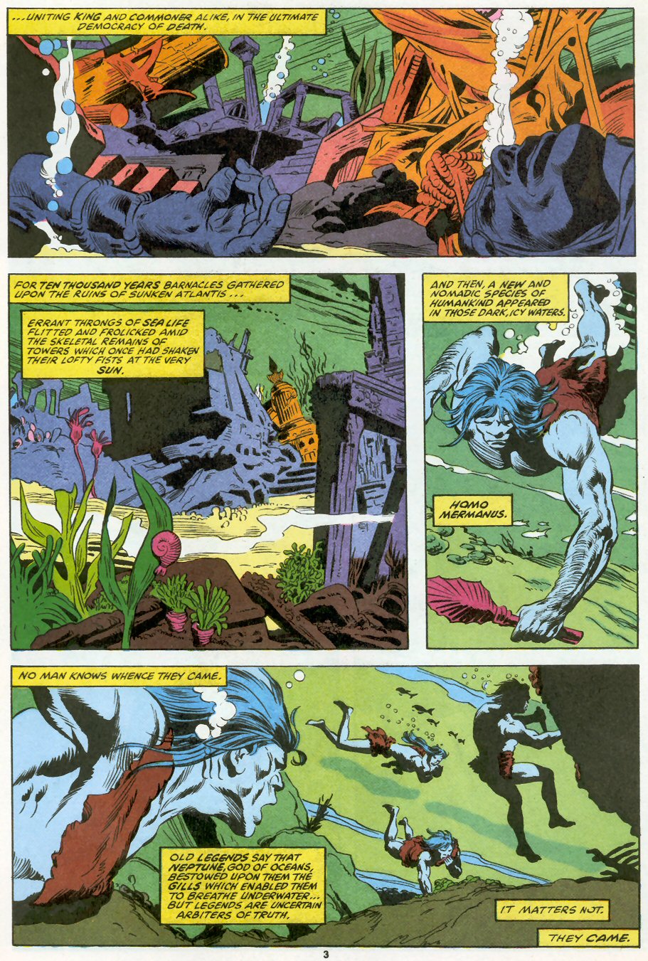 Read online Saga of the Sub-Mariner comic -  Issue #1 - 4