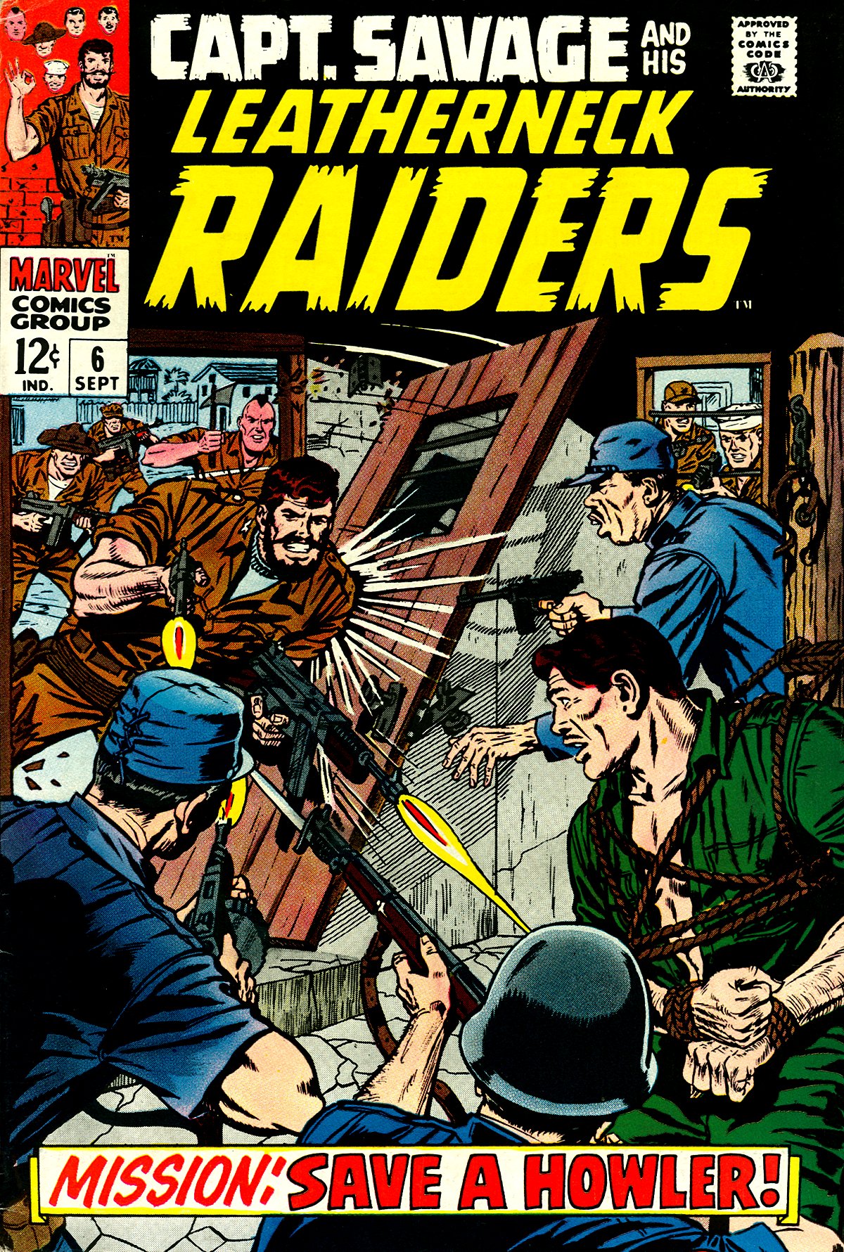 Read online Captain Savage and his Leatherneck Raiders comic -  Issue #6 - 1