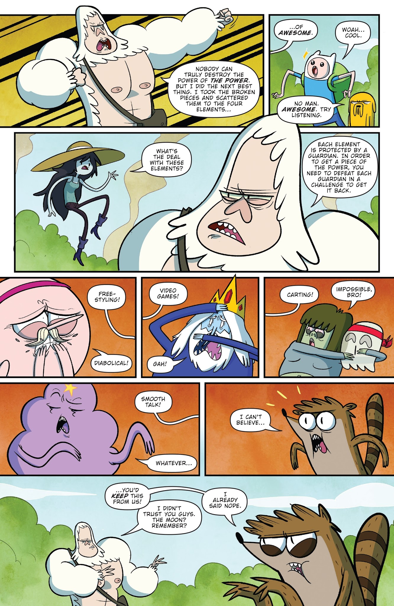 Read online Adventure Time/Regular Show comic -  Issue #2 - 8