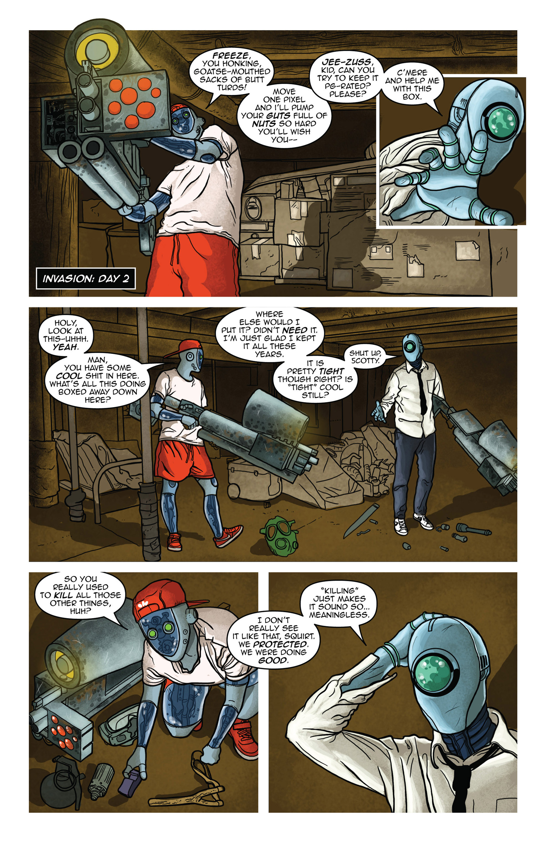 Read online D4VE comic -  Issue #3 - 5