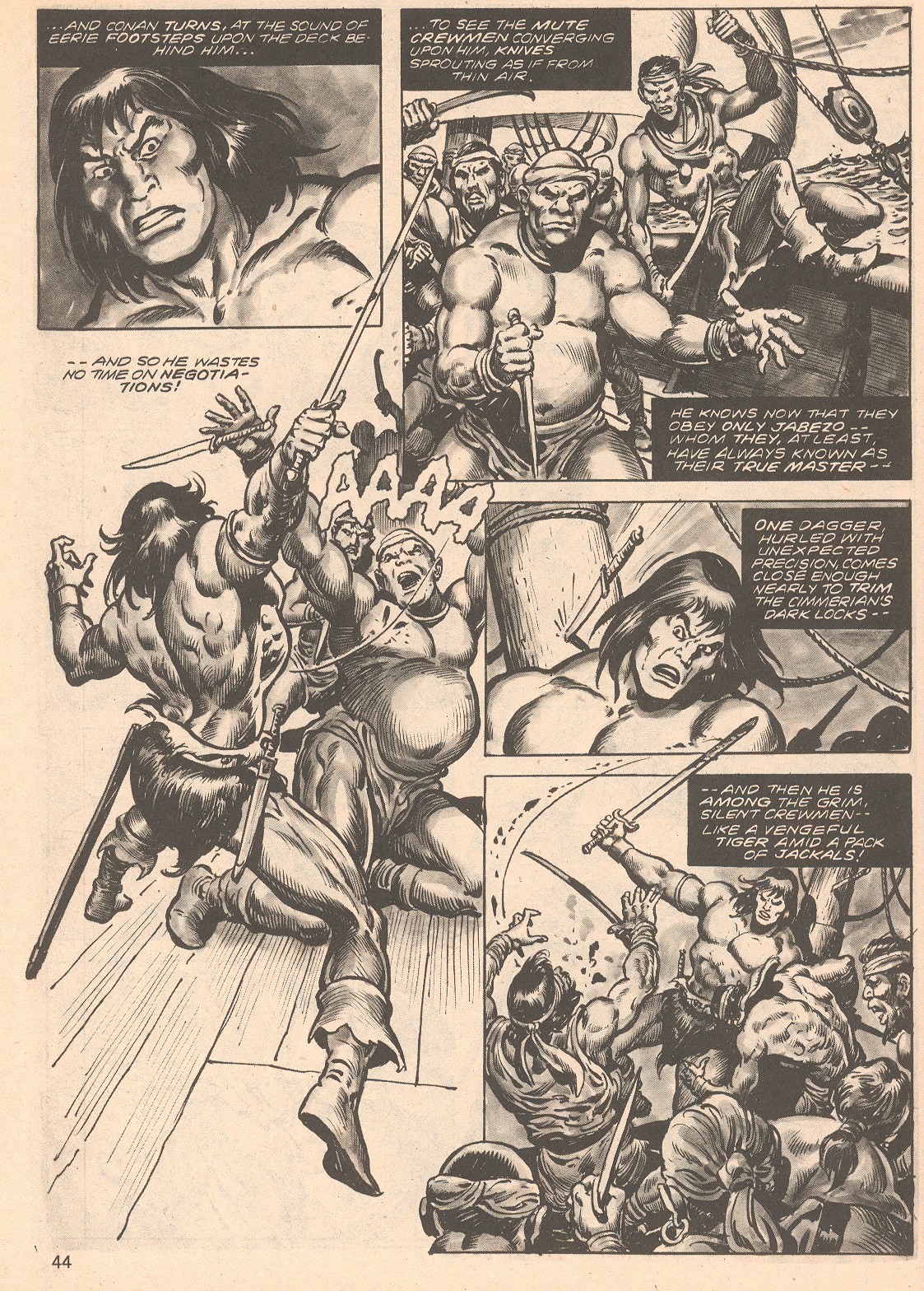 Read online The Savage Sword Of Conan comic -  Issue #66 - 44