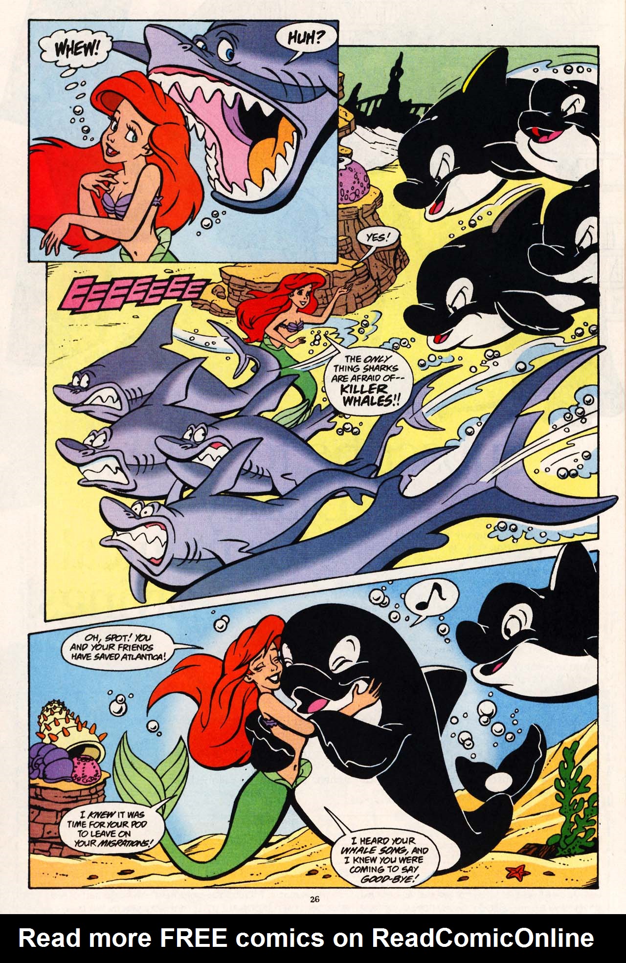 Read online Disney's The Little Mermaid comic -  Issue #7 - 28